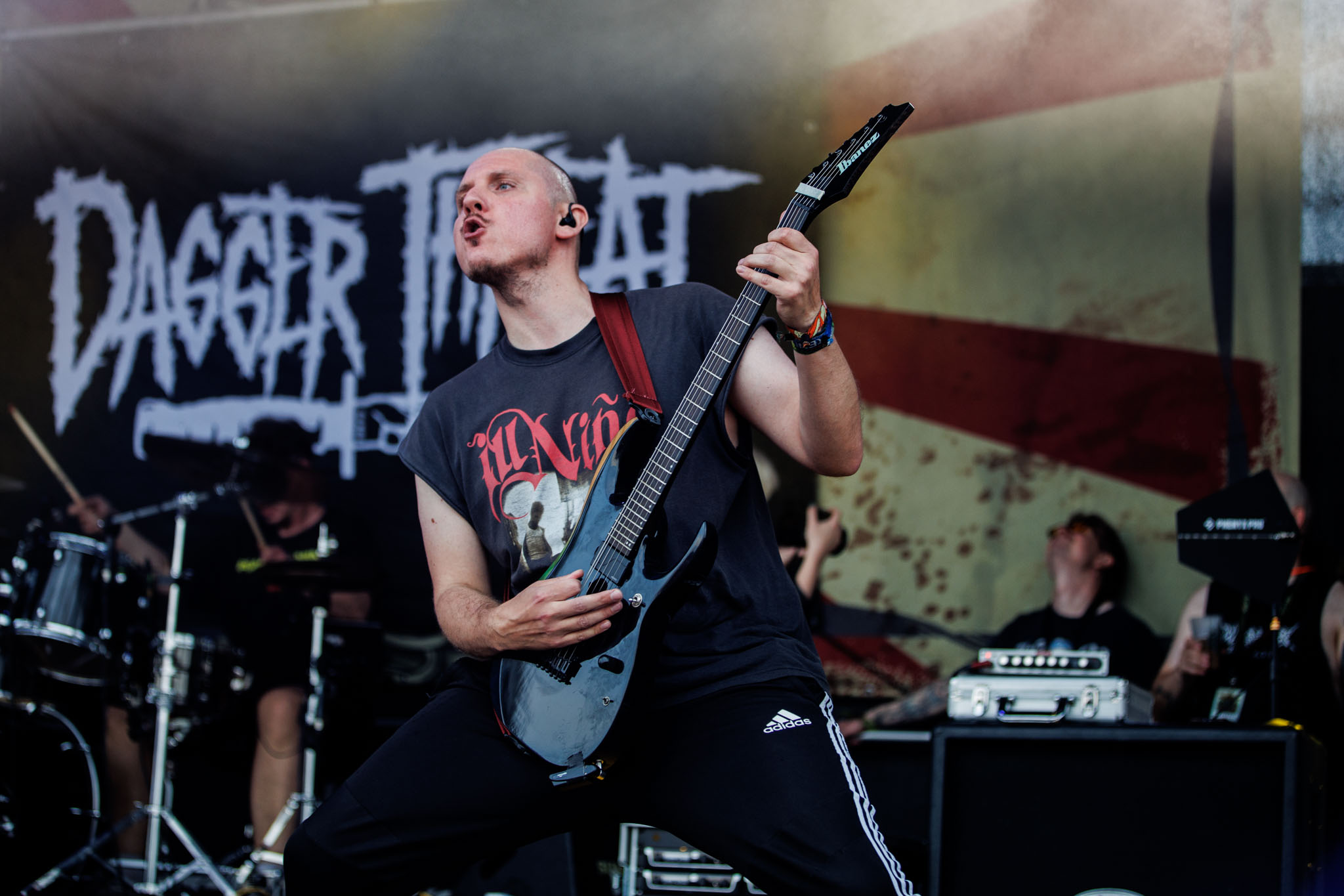 Bild vom Liveauftritt der Band Daggerd Threat beim Summer Breeze 2025