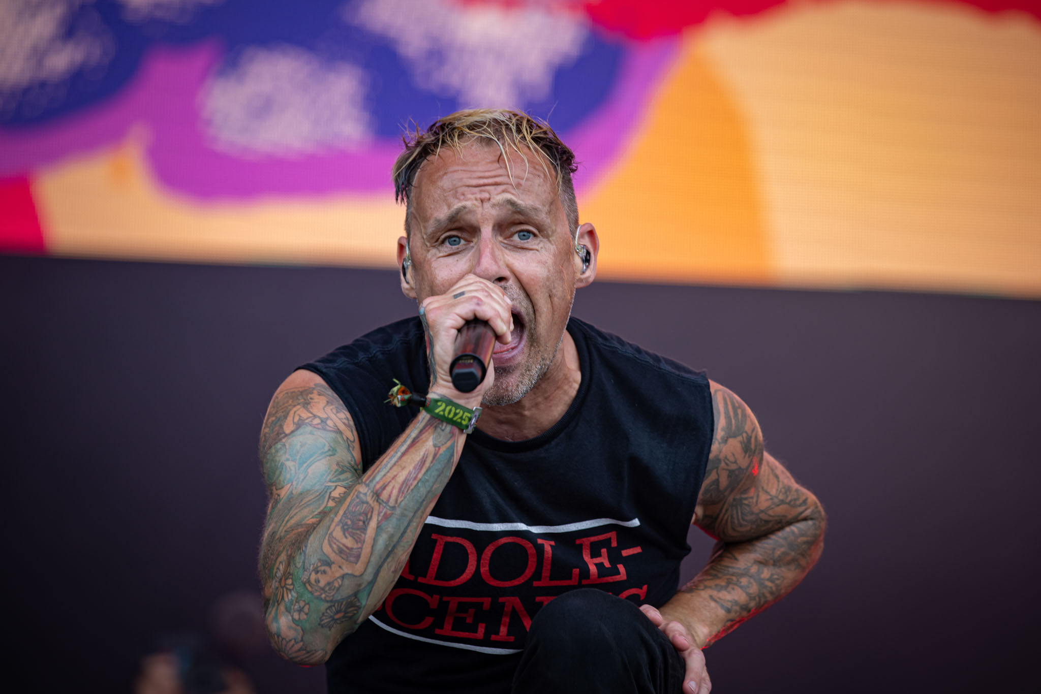 Bild vom Liveauftritt der Band Donots beim Summer Breeze 2025