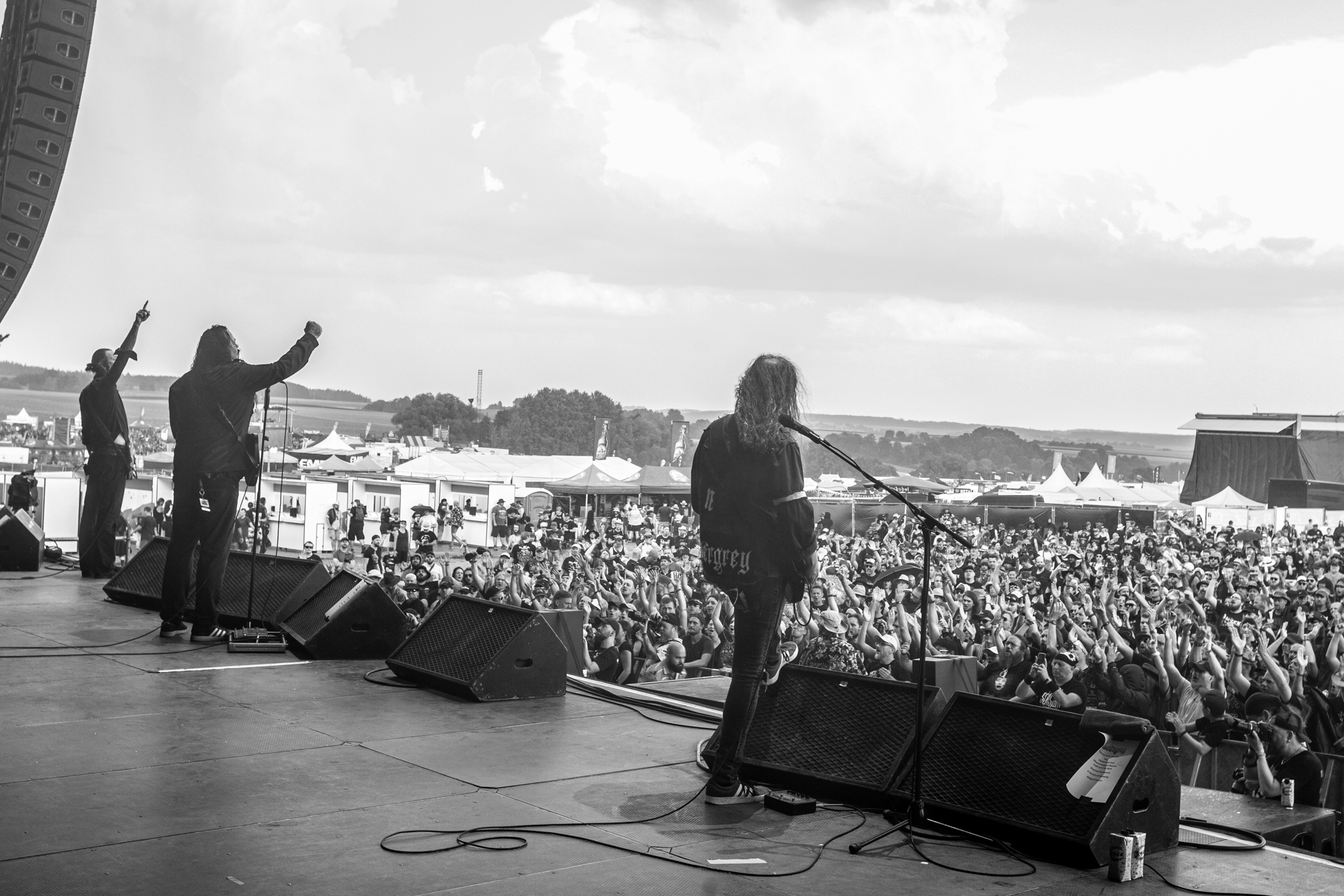 Bild vom Liveauftritt der Band Evergrey beim Summer Breeze 2025