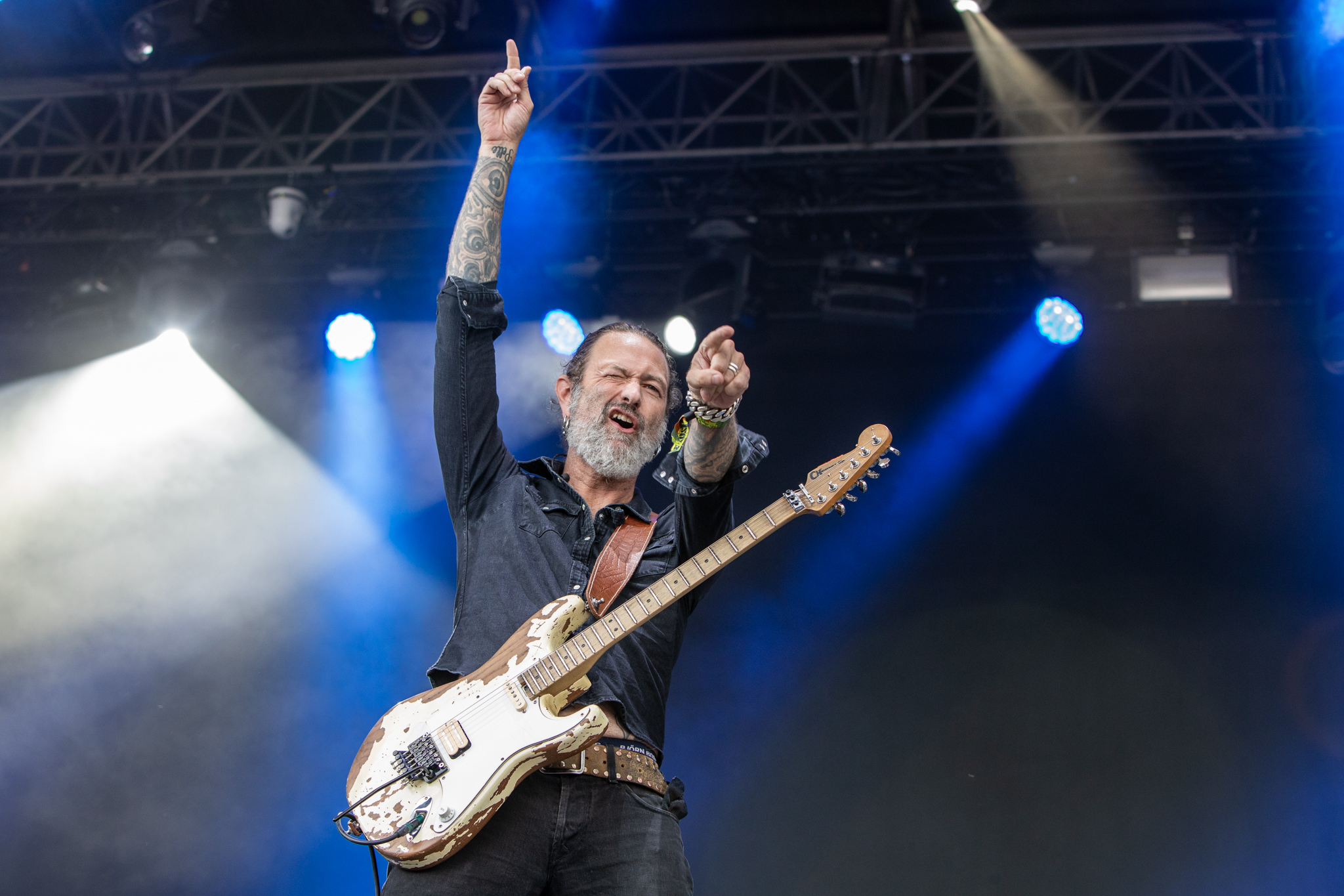 Bild vom Liveauftritt der Band Evergrey beim Summer Breeze 2025