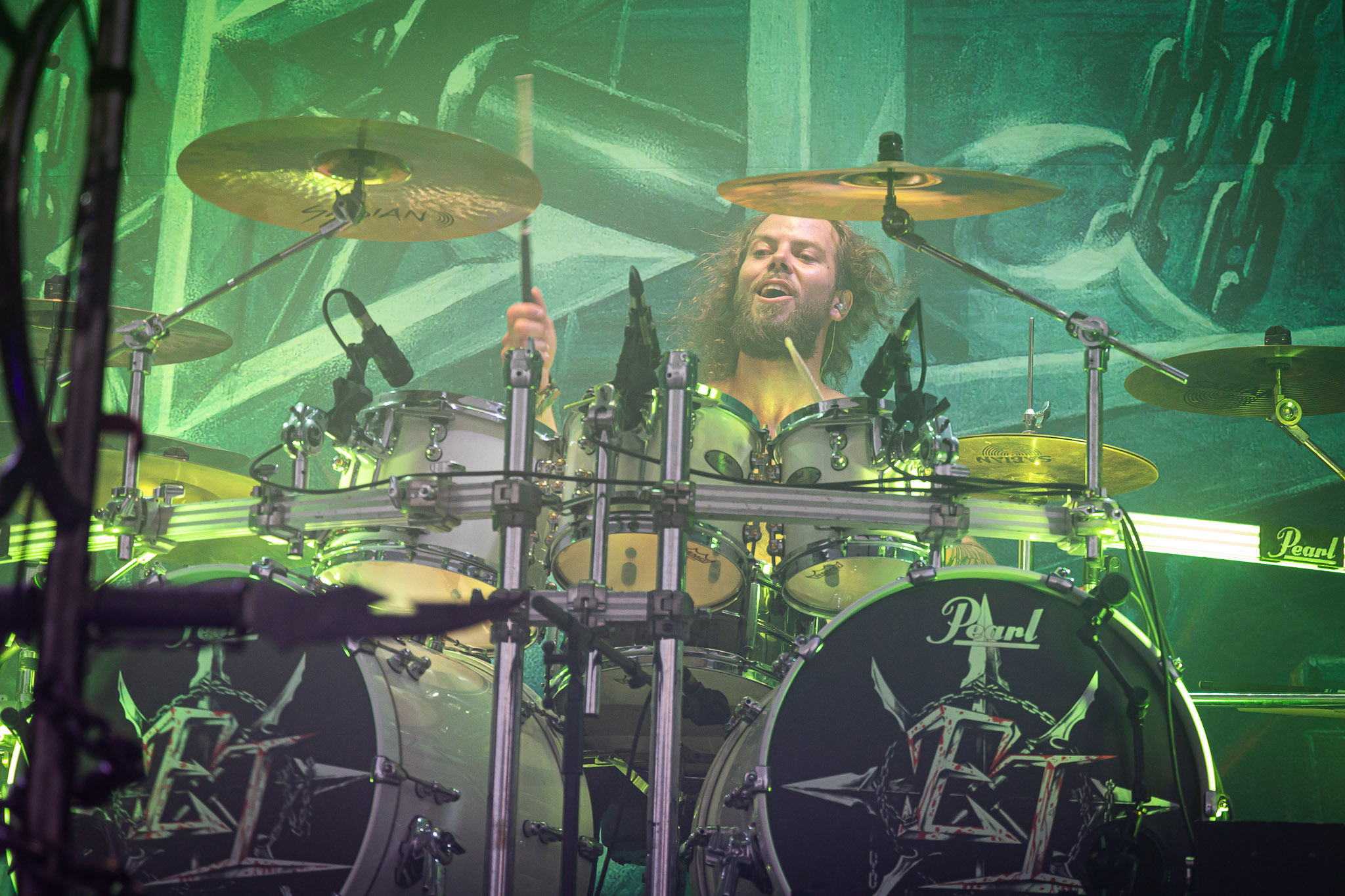 Bild vom Liveauftritt der Band Evil Invaders beim Summer Breeze 2025