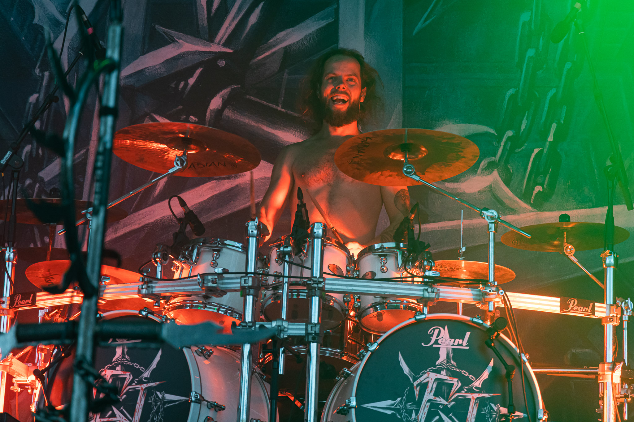 Bild vom Liveauftritt der Band Evil Invaders beim Summer Breeze 2025