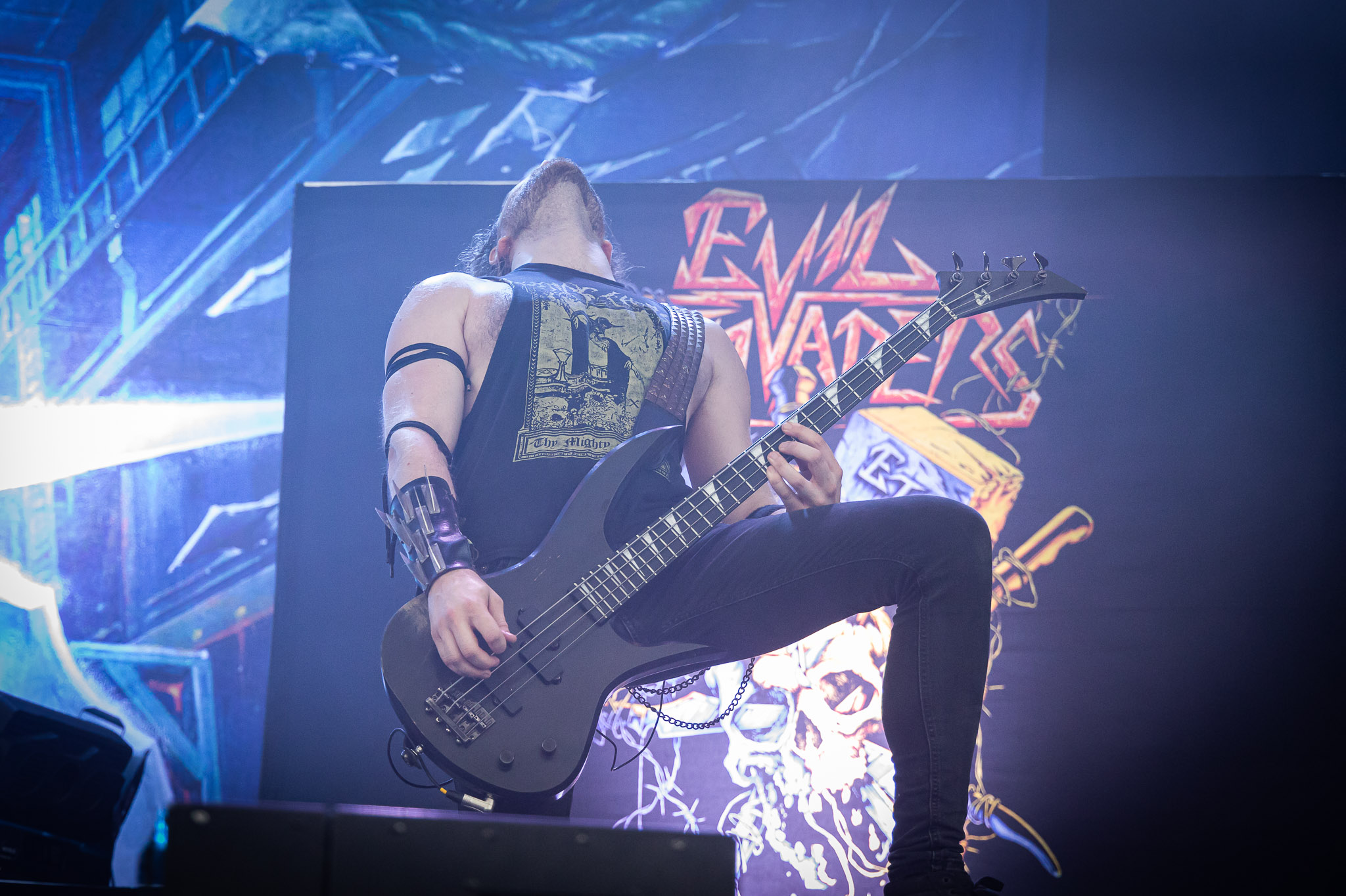 Bild vom Liveauftritt der Band Evil Invaders beim Summer Breeze 2025