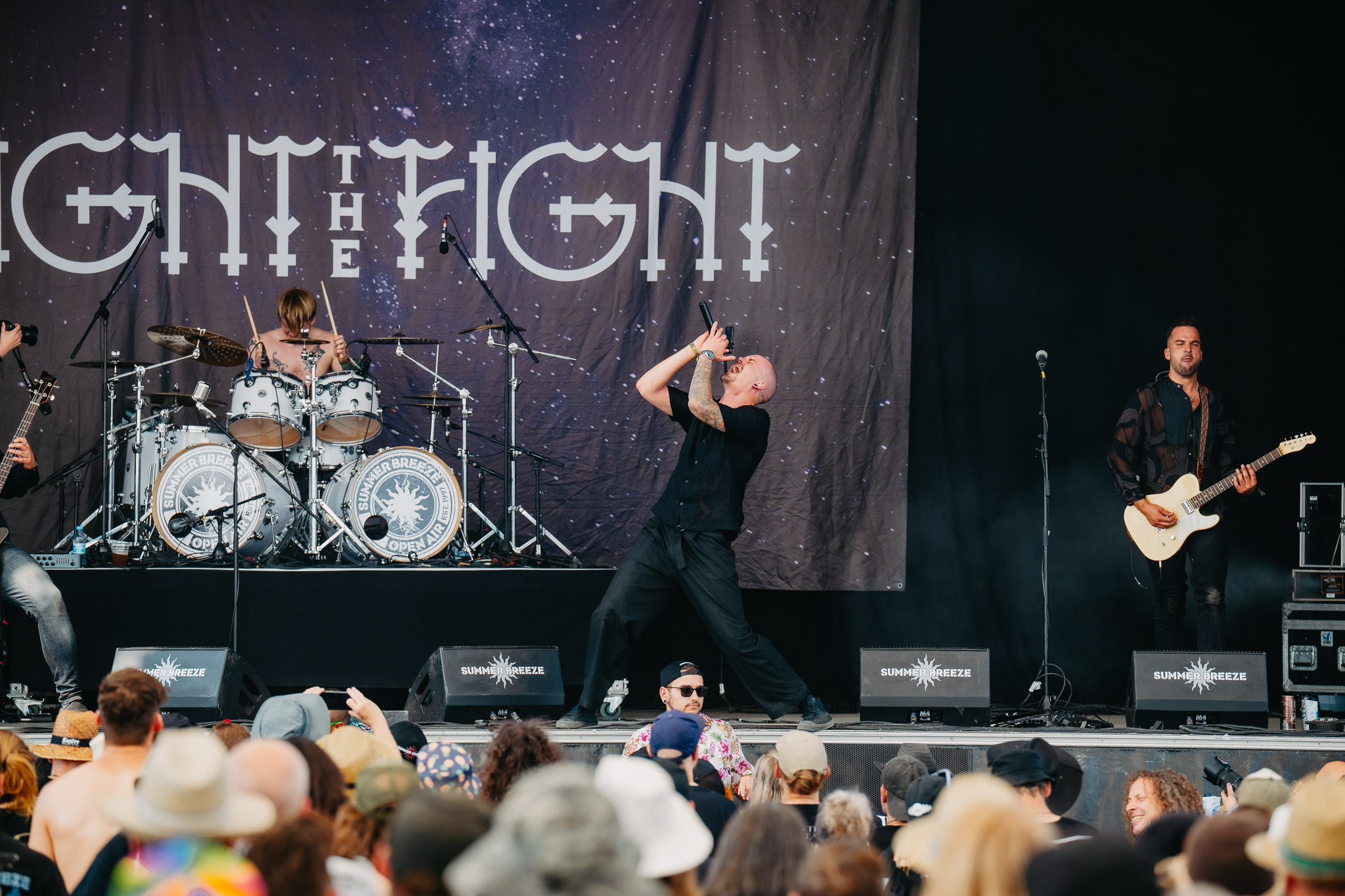Bild vom Liveauftritt der Band Fight the Fight beim Summer Breeze 2025