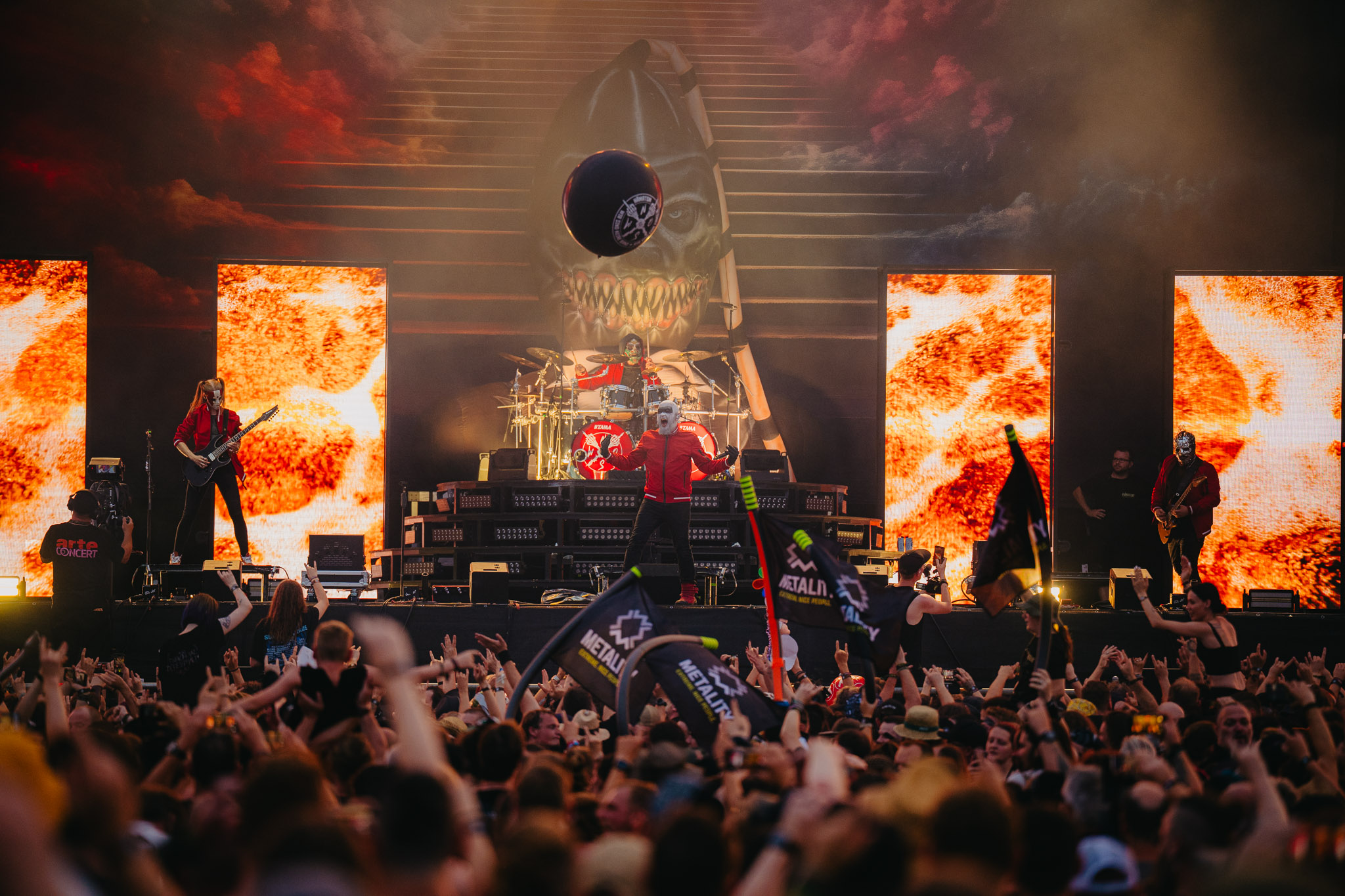 Bild vom Liveauftritt der Band Hämatom beim Summer Breeze 2025