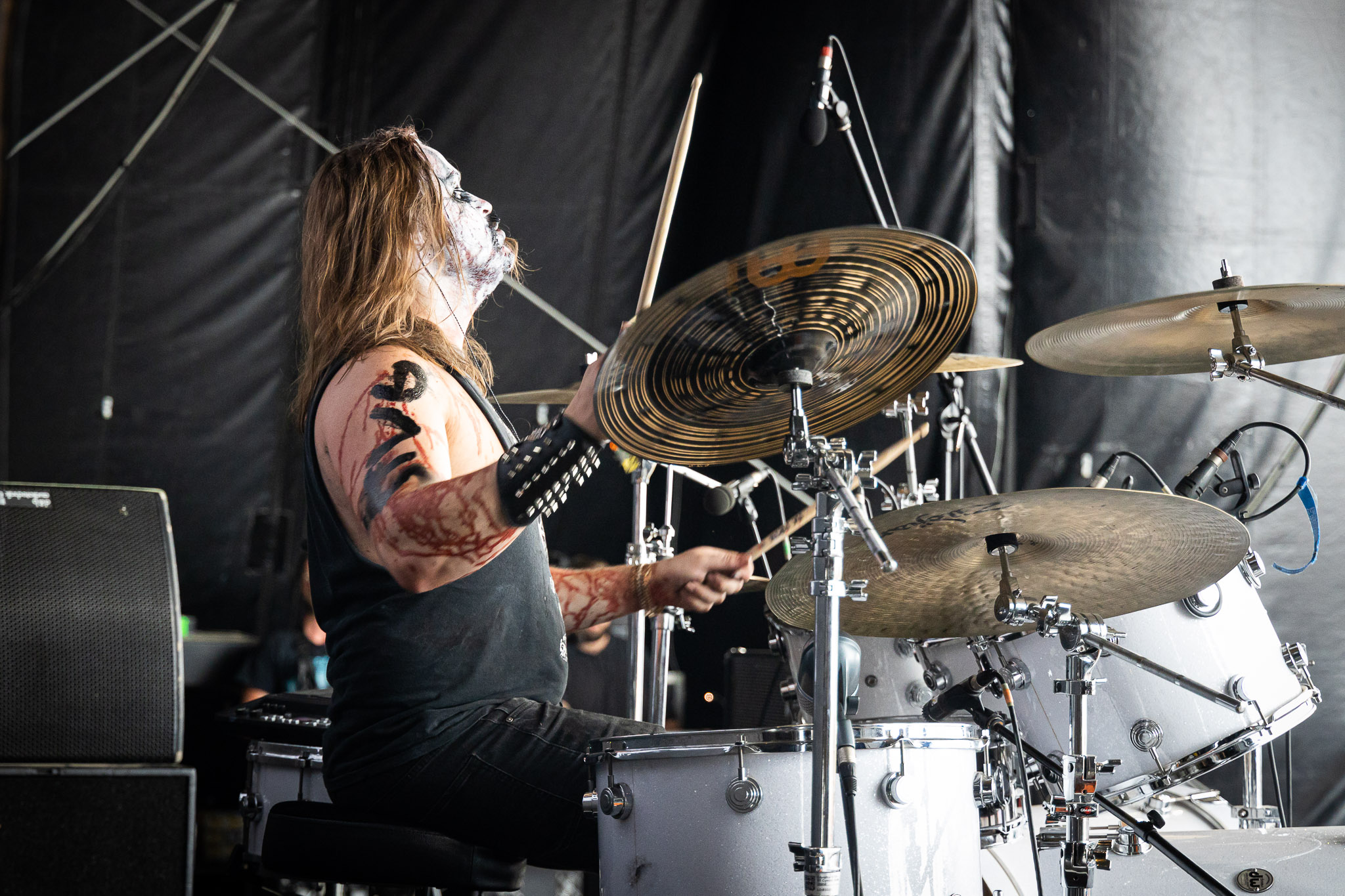 Bild vom Liveauftritt der Band Nattverd beim Summer Breeze 2025