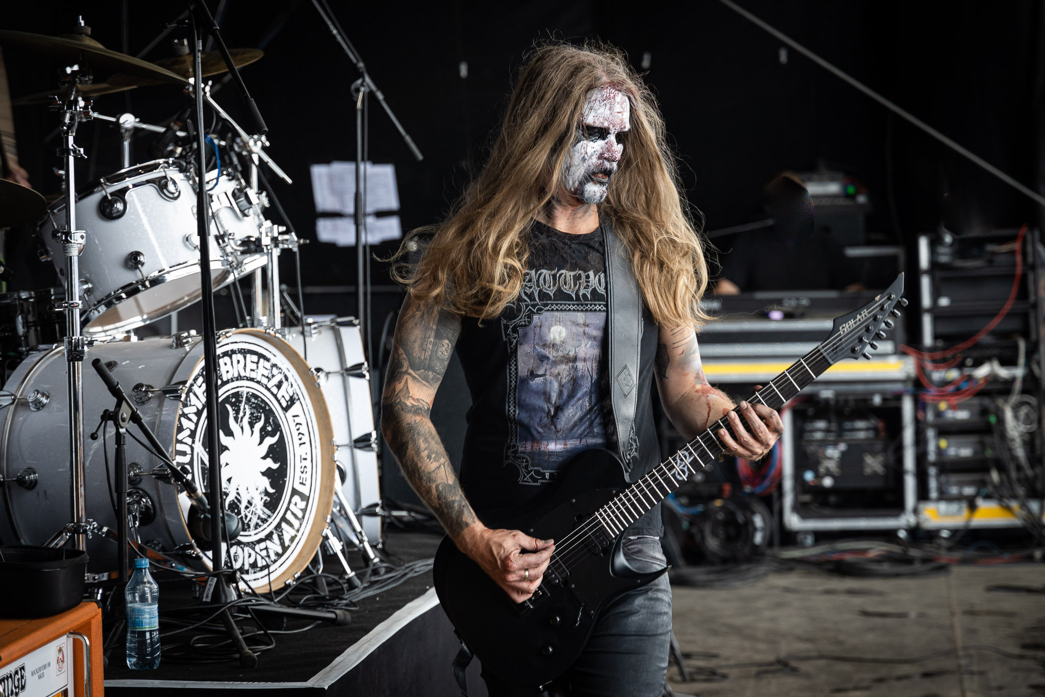 Bild vom Liveauftritt der Band Nattverd beim Summer Breeze 2025