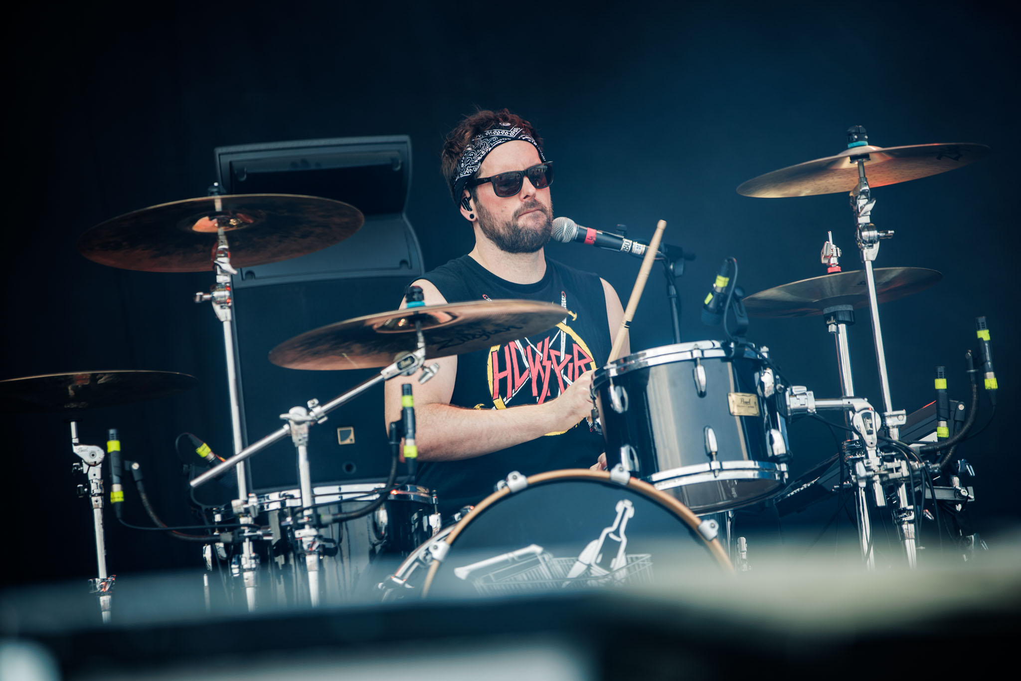 Bild vom Liveauftritt der Band Turbobier beim Summer Breeze 2025