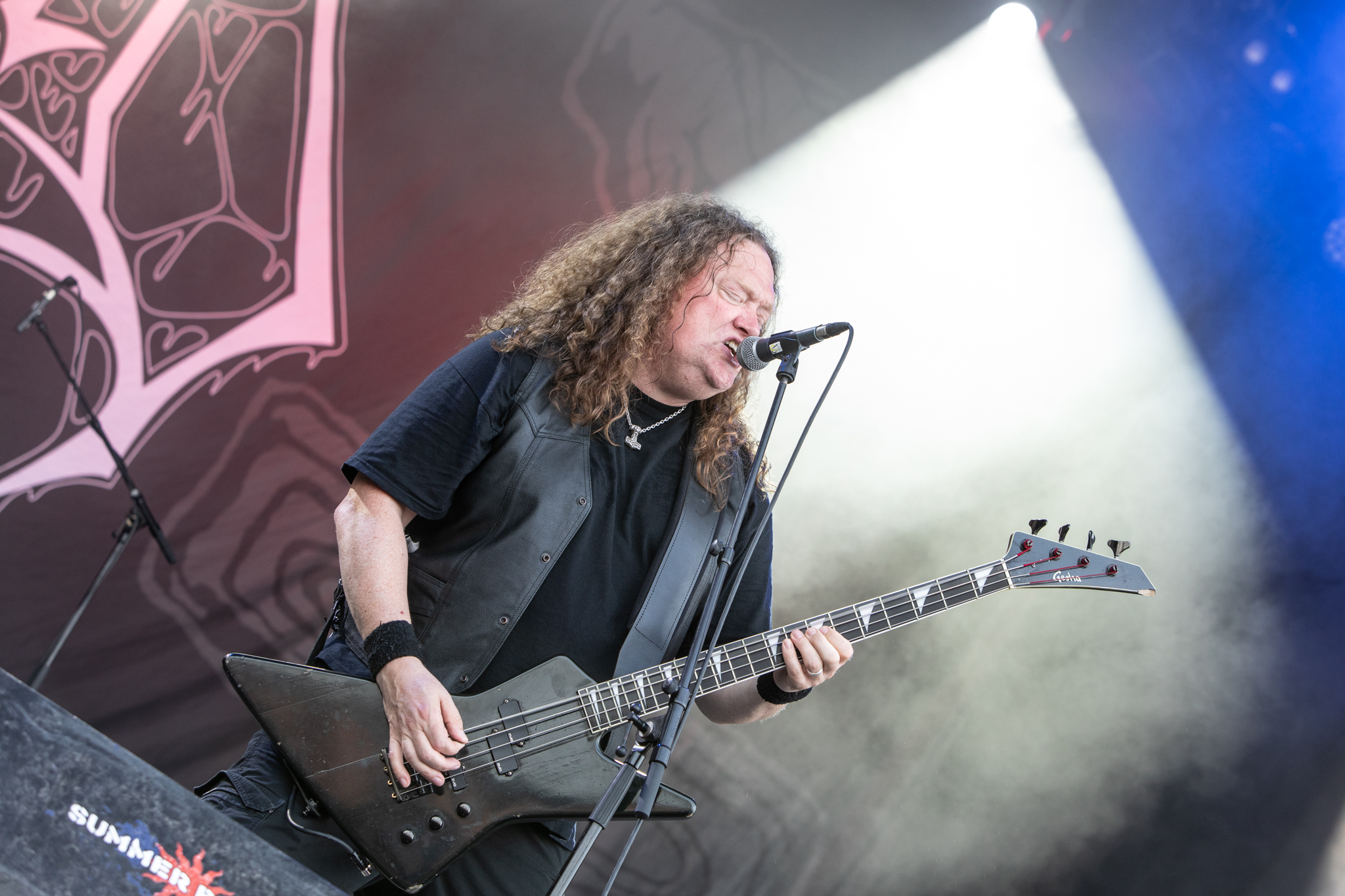 Bild vom Liveauftritt der Band Unleashed beim Summer Breeze 2025