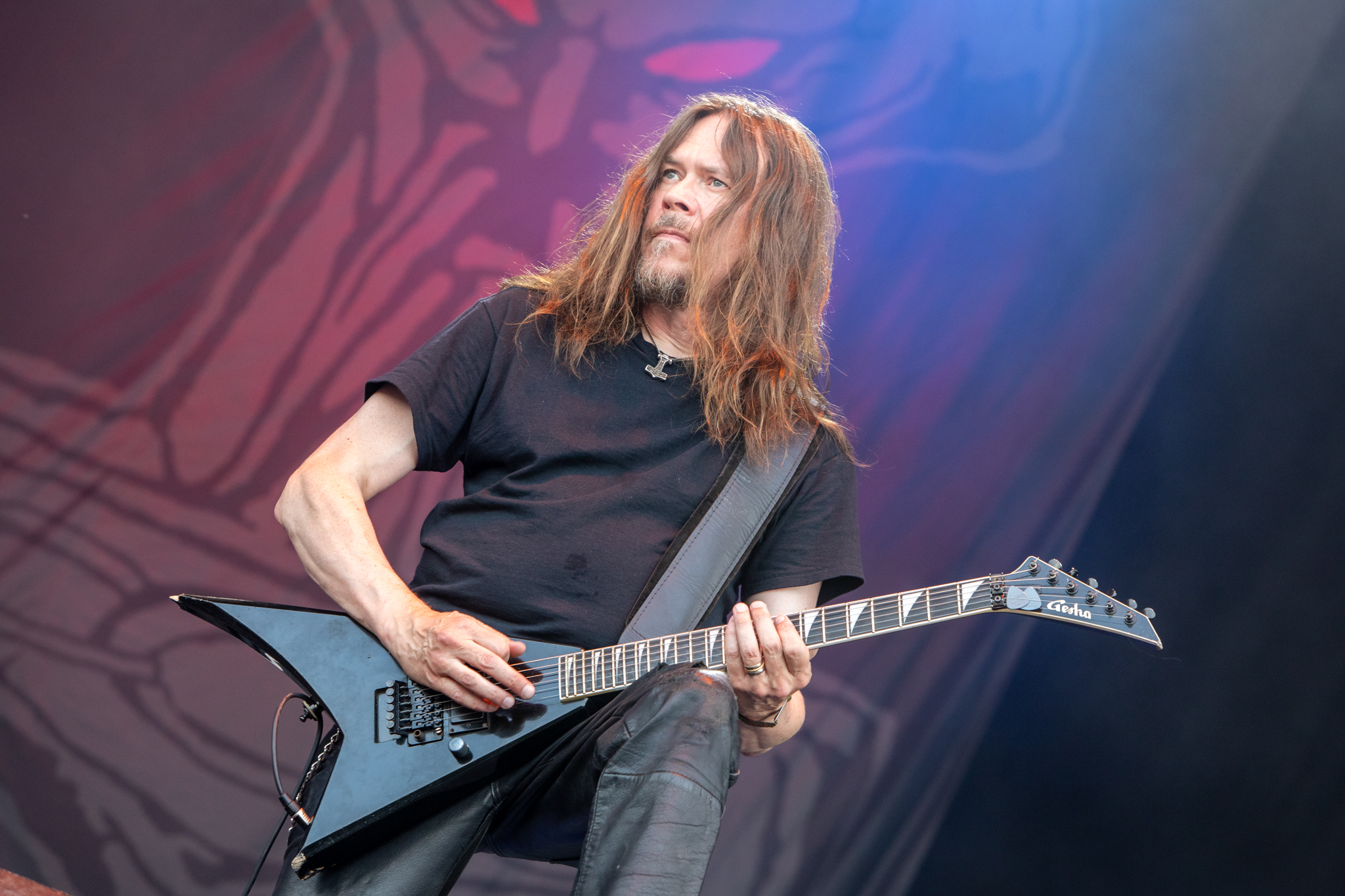 Bild vom Liveauftritt der Band Unleashed beim Summer Breeze 2025