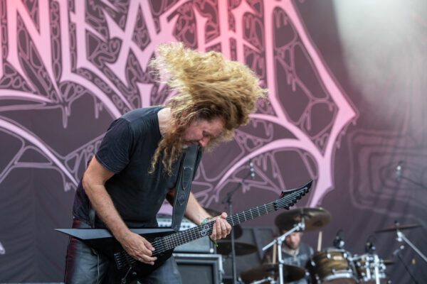 Bild vom Liveauftritt der Band Unleashed beim Summer Breeze 2025
