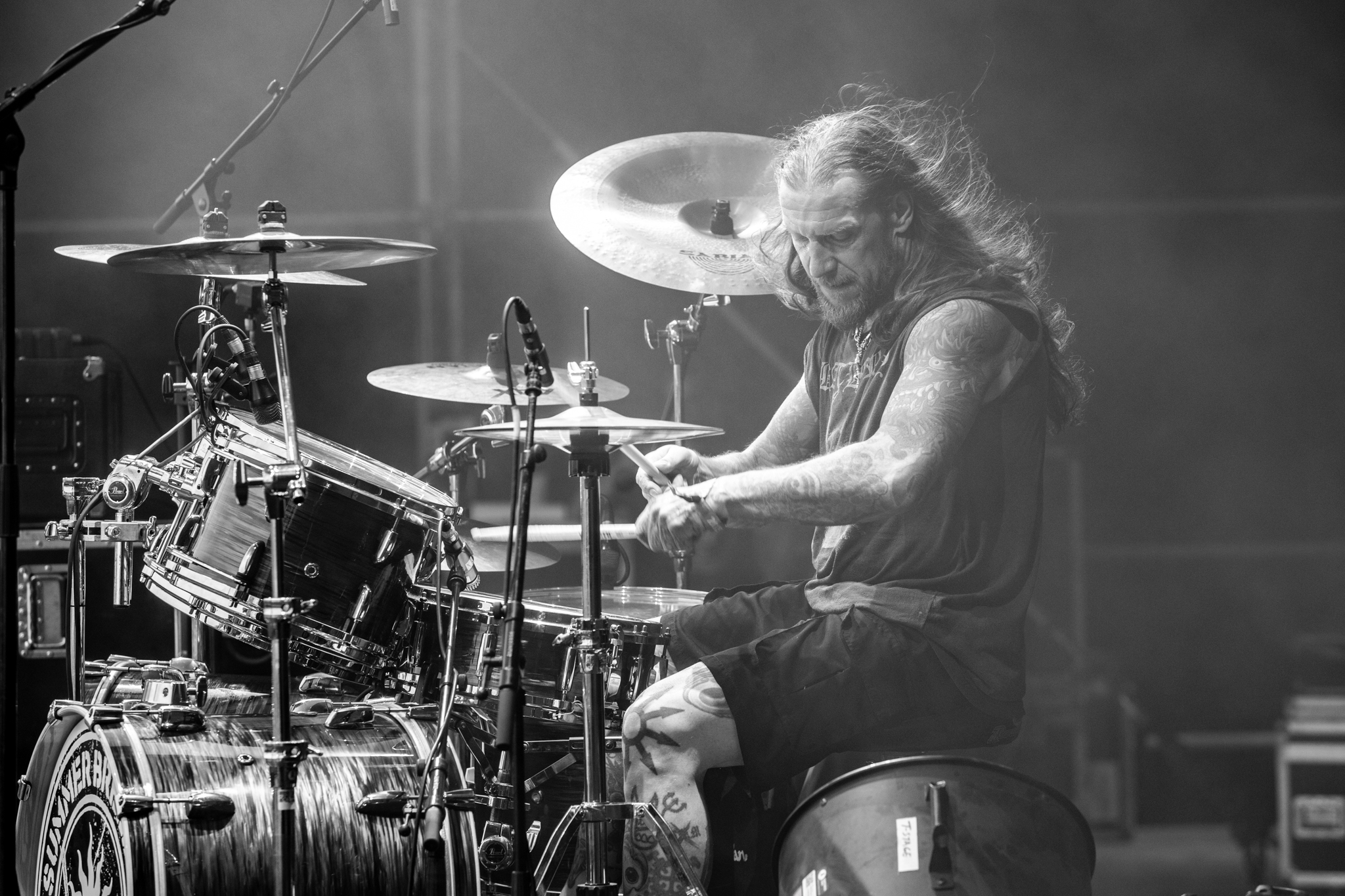 Bild vom Liveauftritt der Band Unleashed beim Summer Breeze 2025