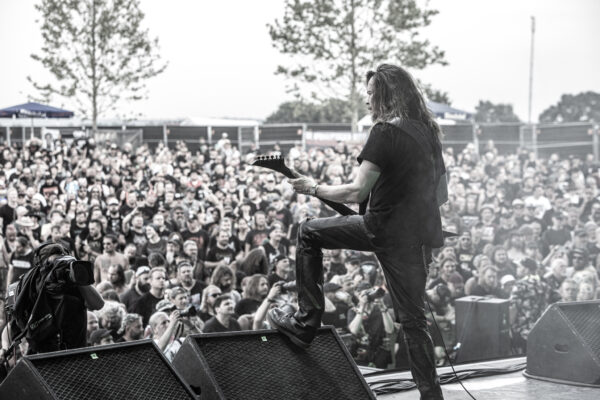 Bild vom Liveauftritt der Band Unleashed beim Summer Breeze 2025