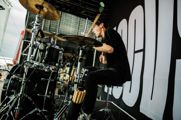 Bild vom Liveauftritt der Band Accvsed beim Summer Breeze 2025