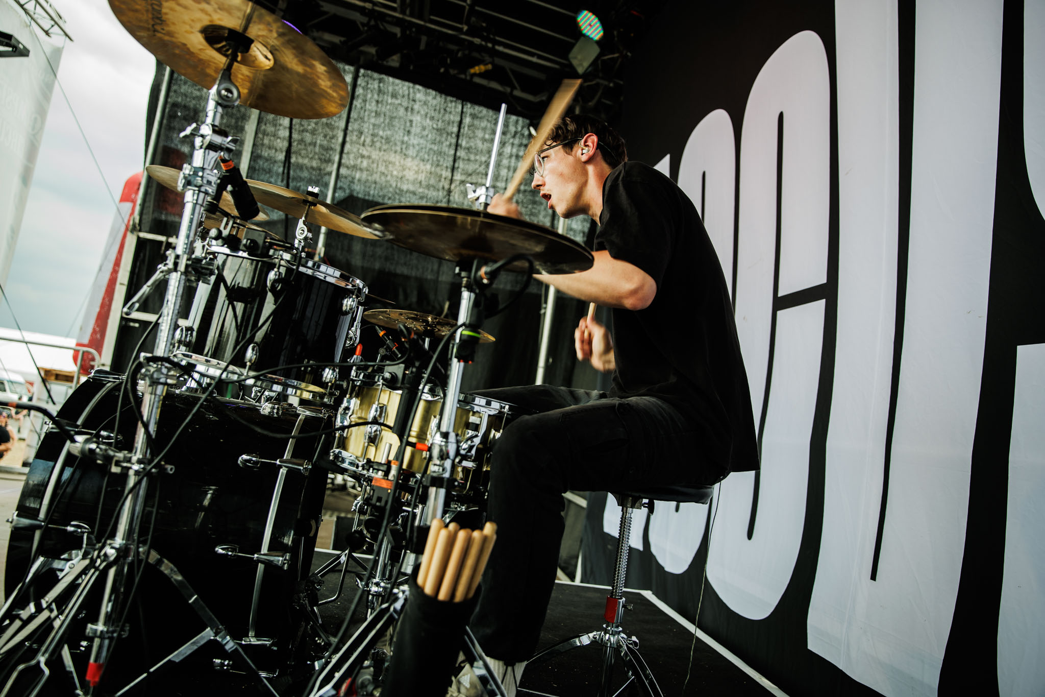 Bild vom Liveauftritt der Band Accvsed beim Summer Breeze 2025