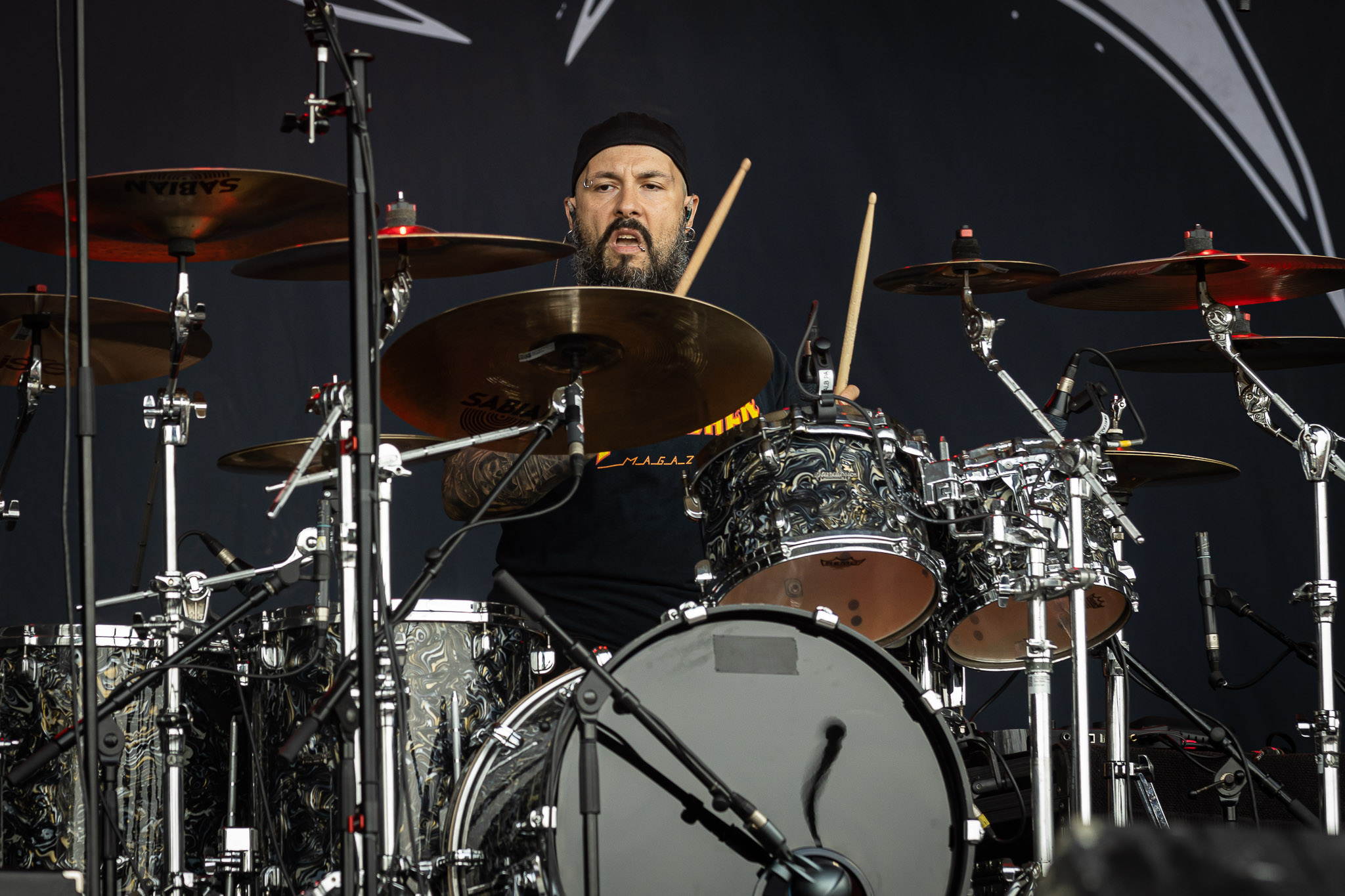 Bild vom Liveauftritt der Band Angelus Apatrida beim Summer Breeze 2025