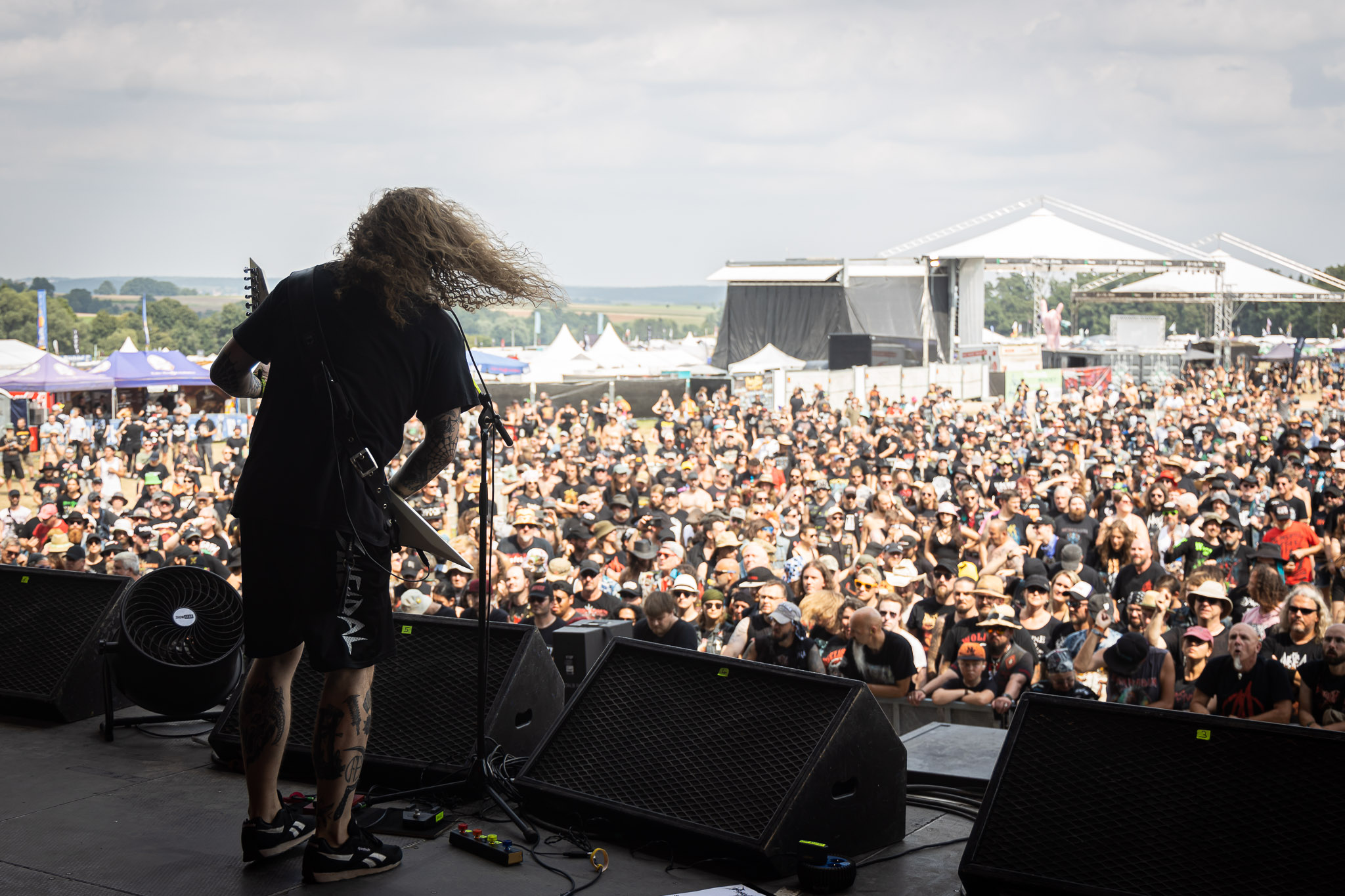 Bild vom Liveauftritt der Band Angelus Apatrida beim Summer Breeze 2025