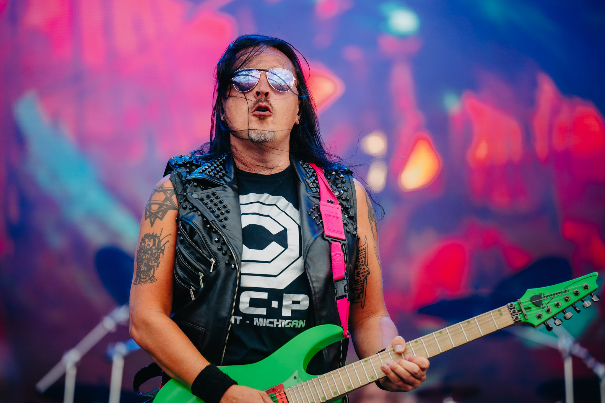 Bild vom Liveauftritt der Band Beast in Black beim Summer Breeze 2025