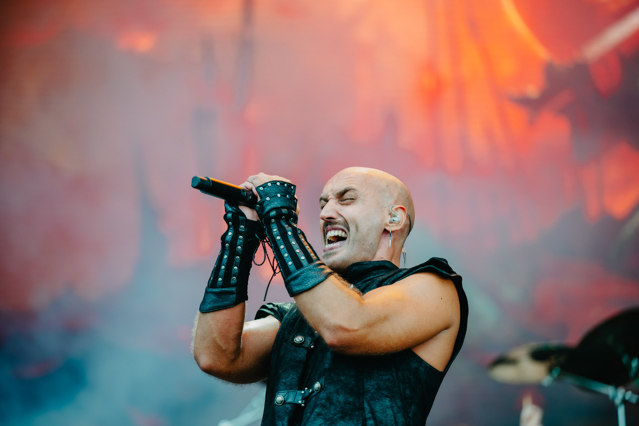 Bild vom Liveauftritt der Band Beast in Black beim Summer Breeze 2025