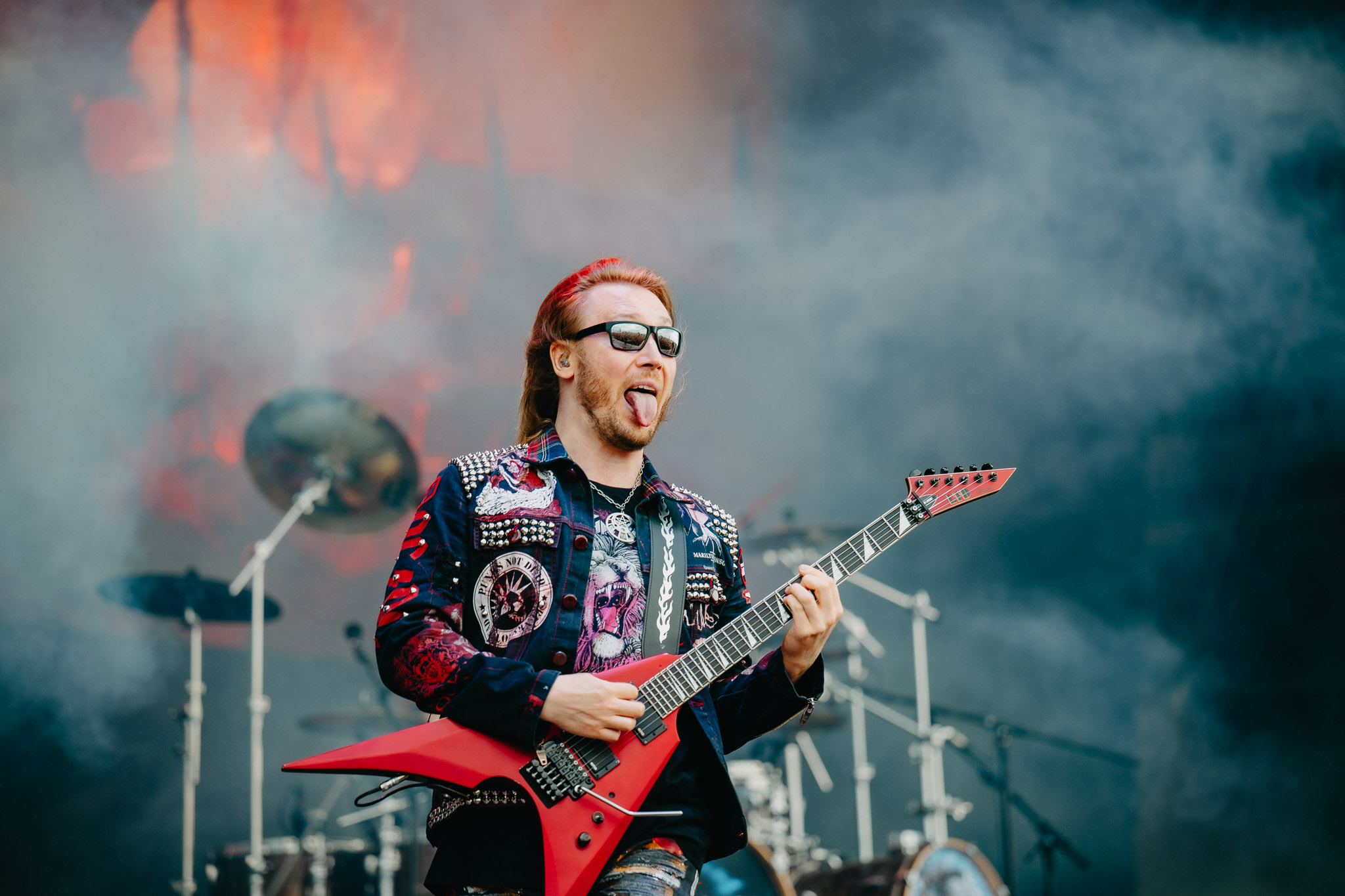 Bild vom Liveauftritt der Band Beast in Black beim Summer Breeze 2025