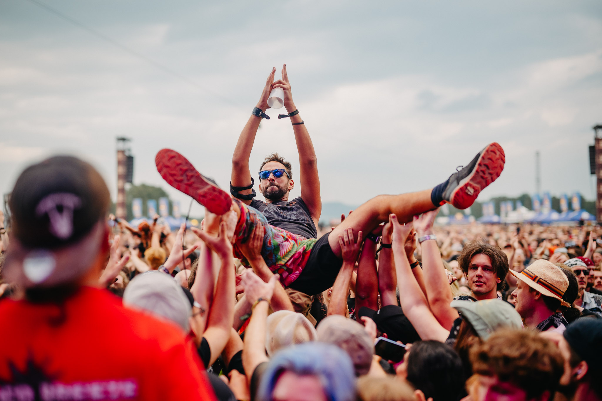 Bild vom Liveauftritt der Band Beast in Black beim Summer Breeze 2025