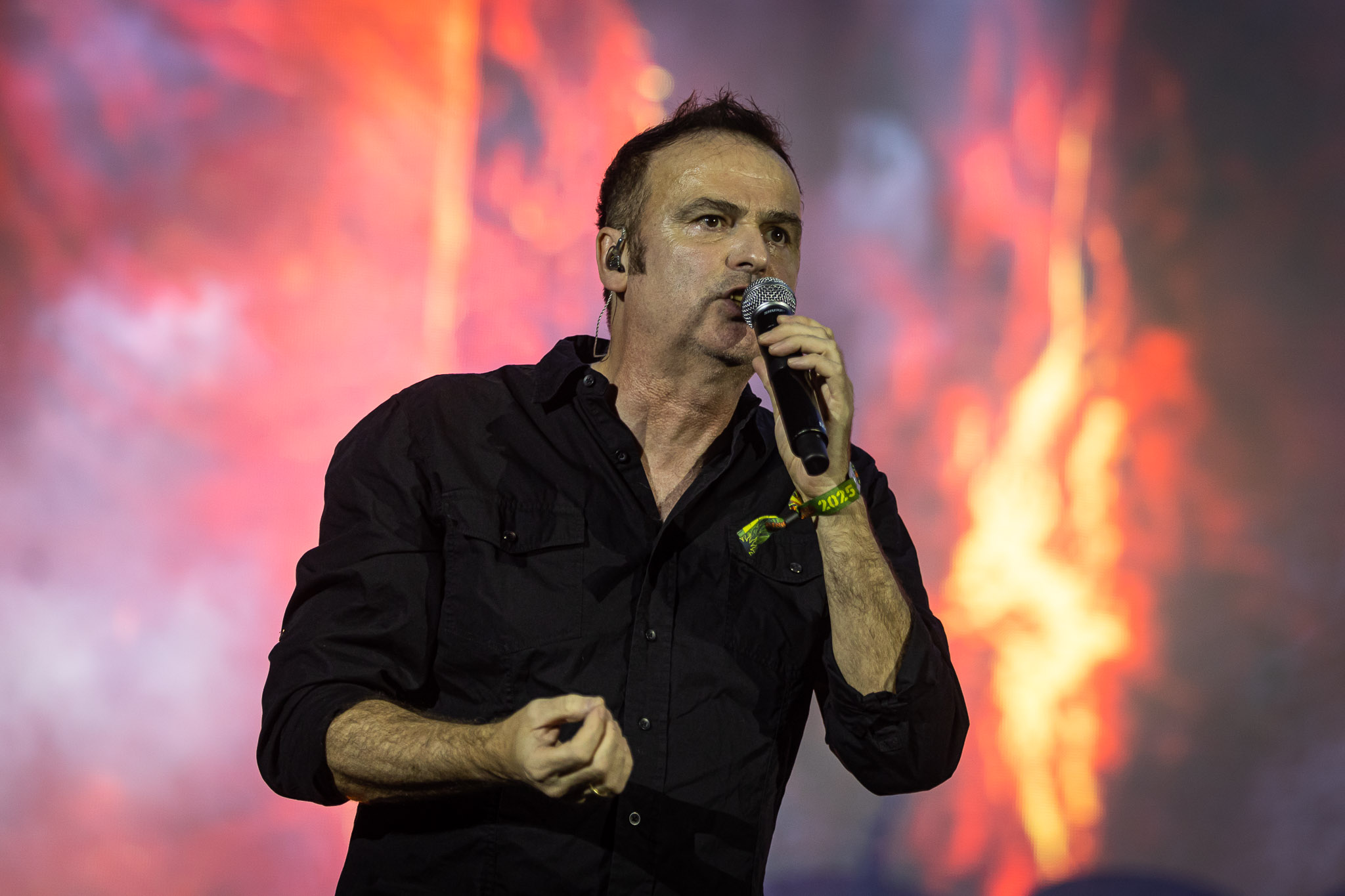 Bild vom Liveauftritt der Band Blind Guardian beim Summer Breeze 2025