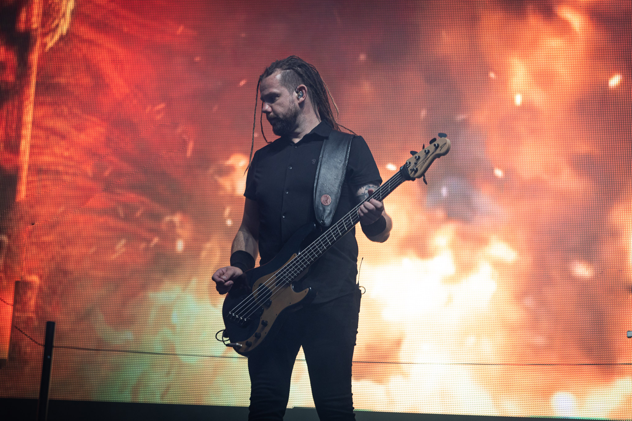 Bild vom Liveauftritt der Band Blind Guardian beim Summer Breeze 2025