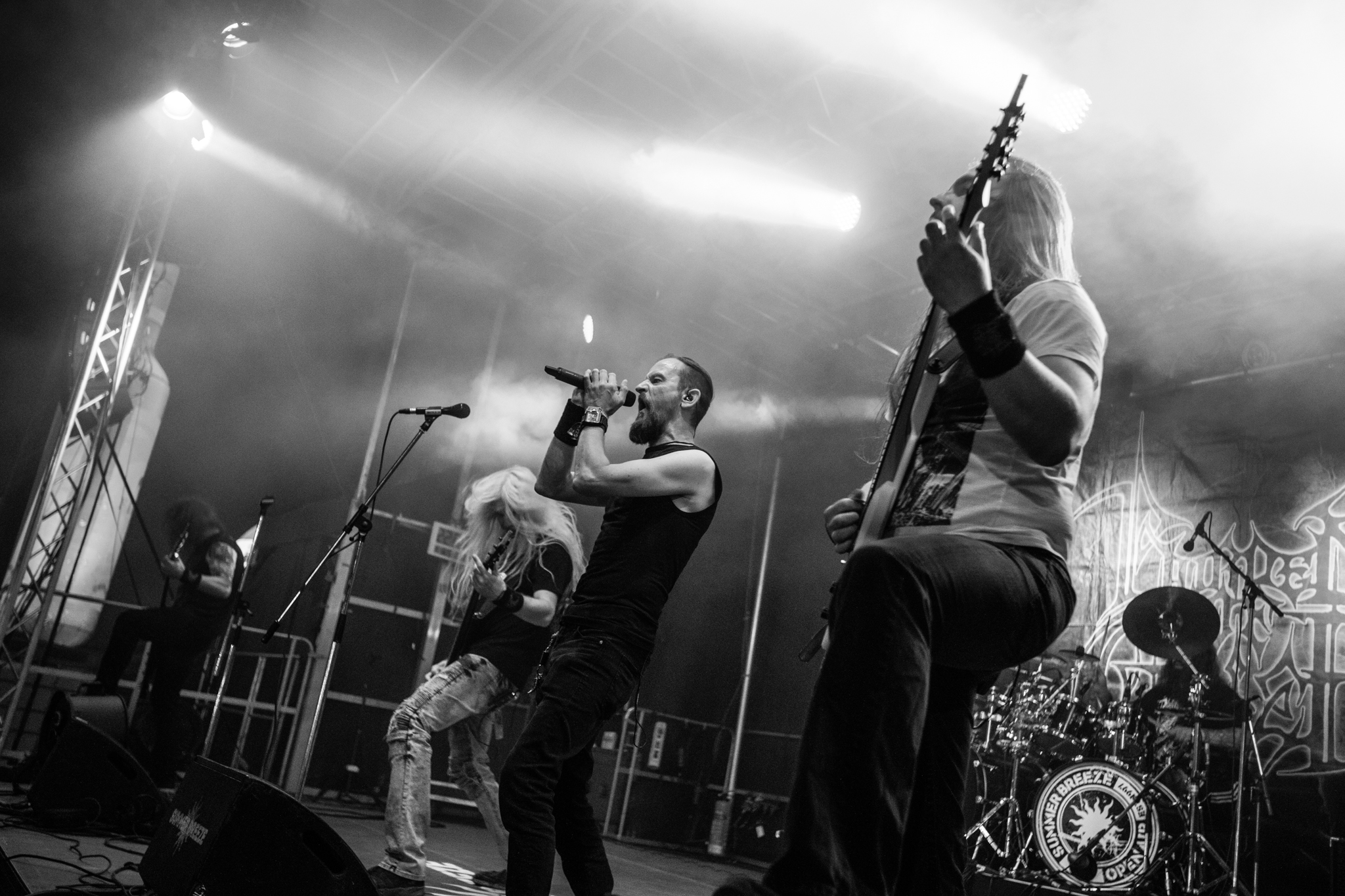 Bild vom Liveauftritt der Band Bürden of Grief beim Summer Breeze 2025