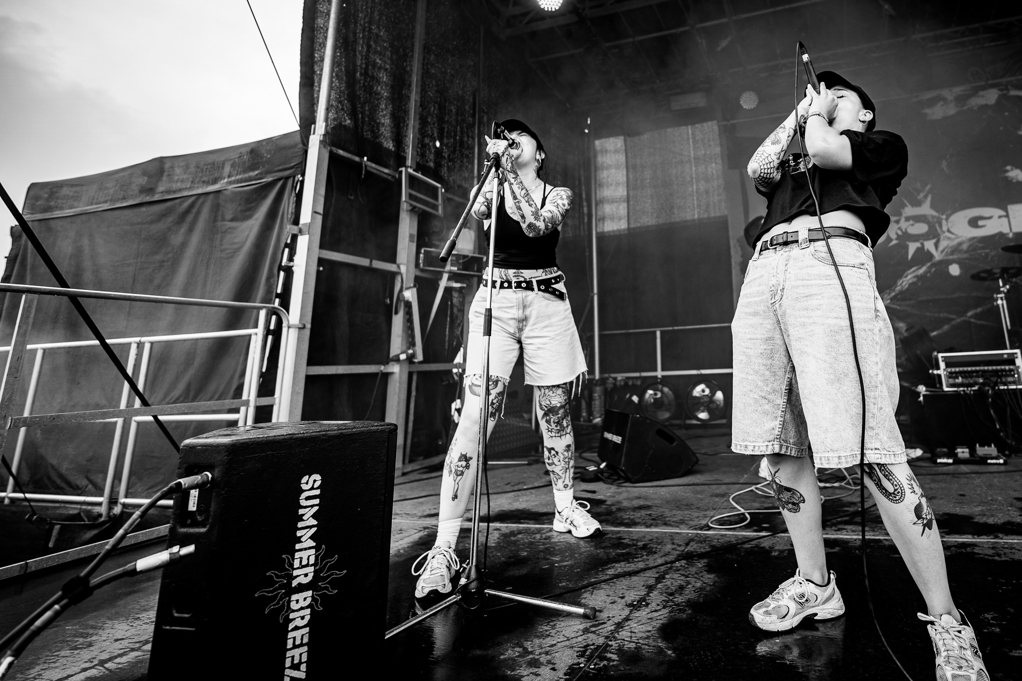 Bild vom Liveauftritt der Band Dogbite beim Summer Breeze 2025