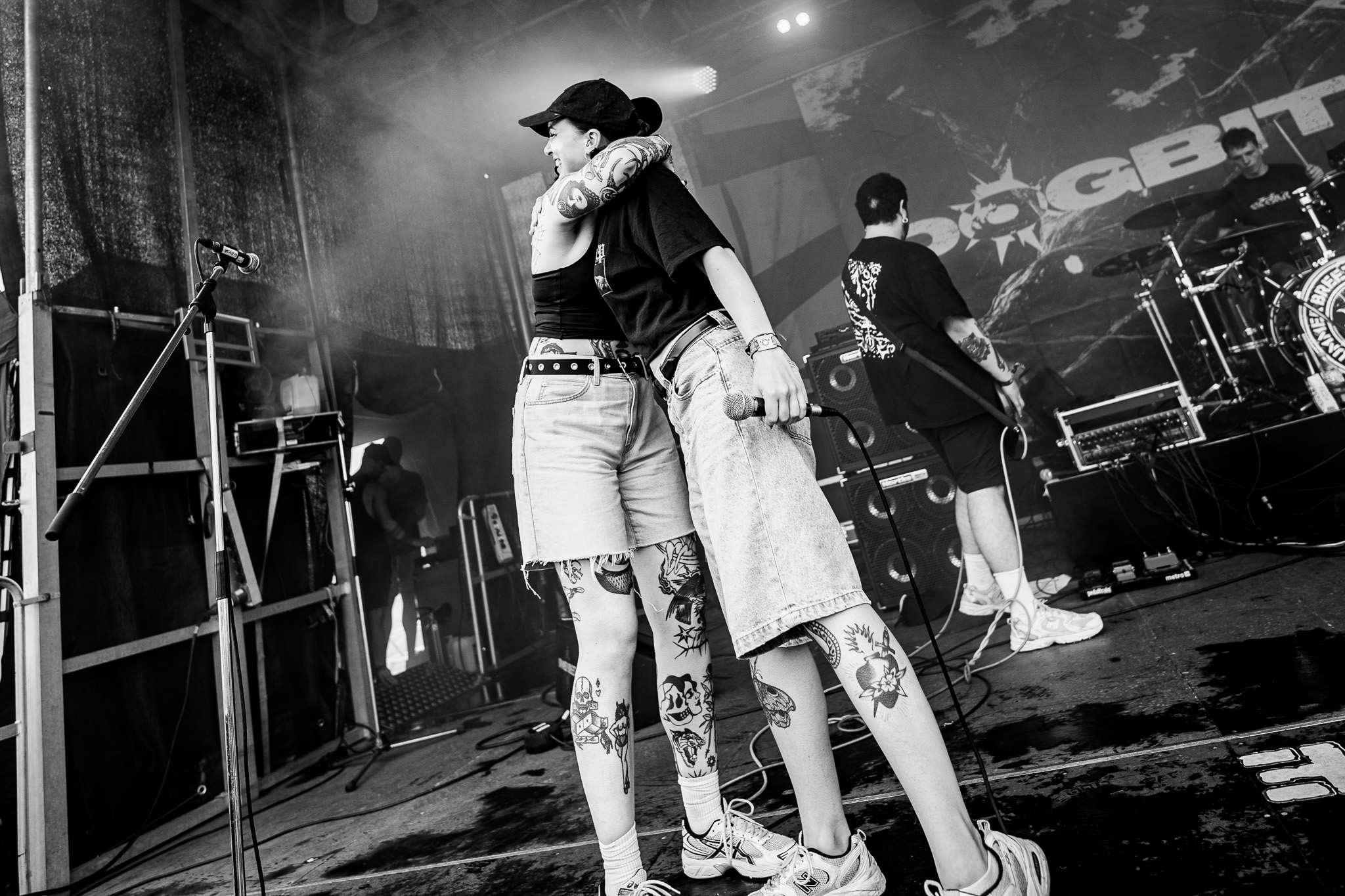 Bild vom Liveauftritt der Band Dogbite beim Summer Breeze 2025