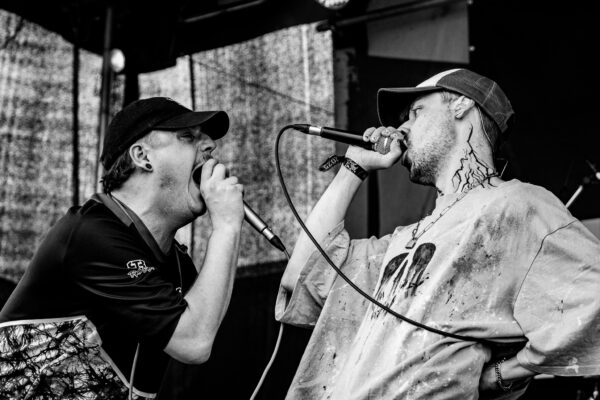 Bild vom Liveauftritt der Band Throatcut beim Summer Breeze 2025