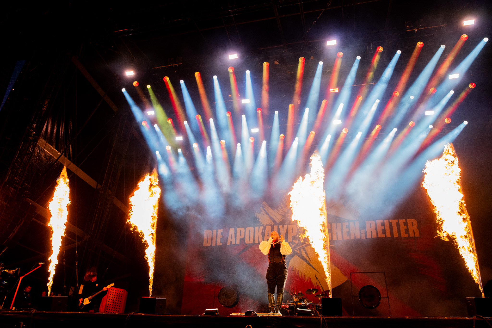 Bild vom Liveauftritt der Band Die apokalyptischen Reiter beim Summer Breeze 2025