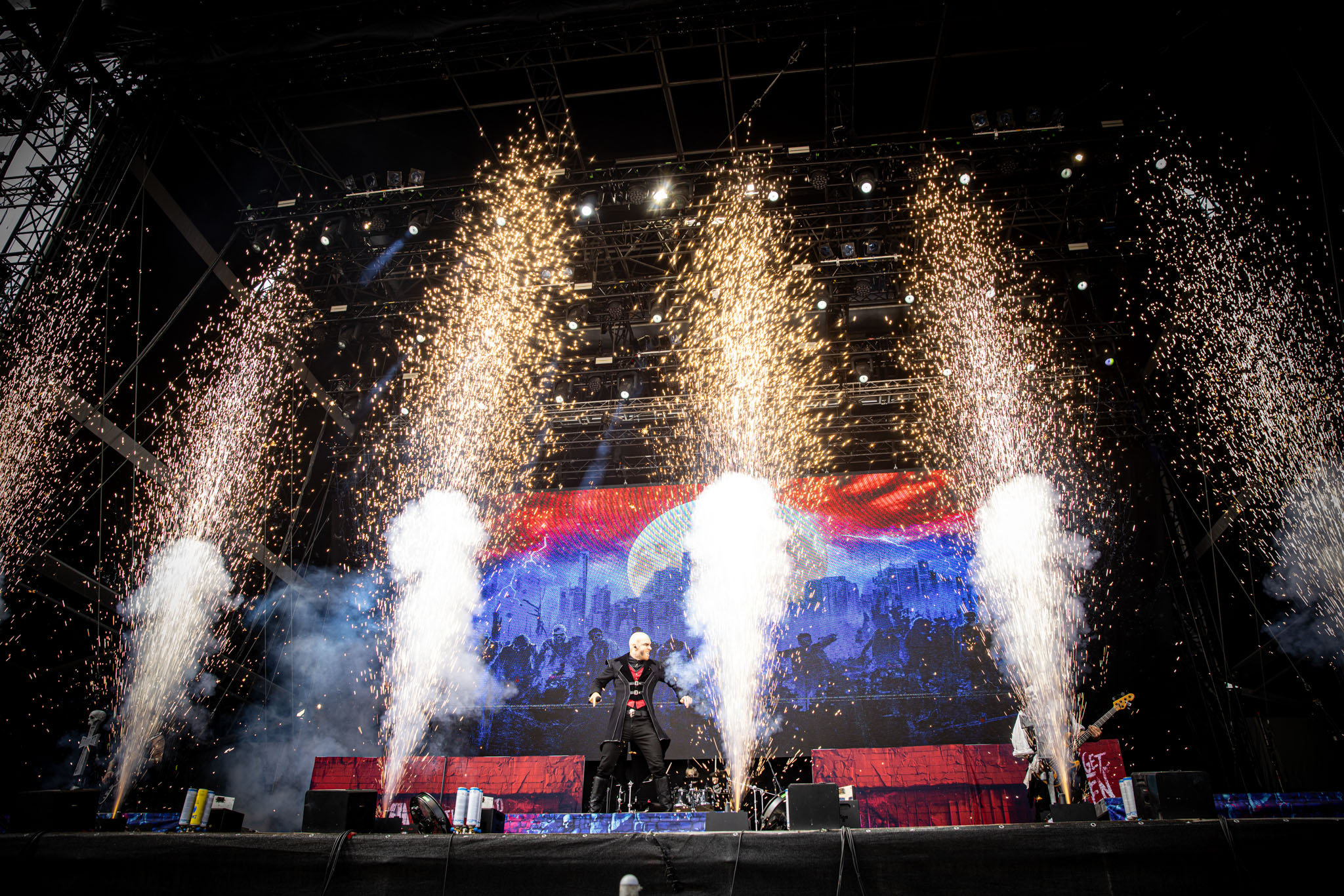 Bild vom Liveauftritt der Band Dominum beim Summer Breeze 2025