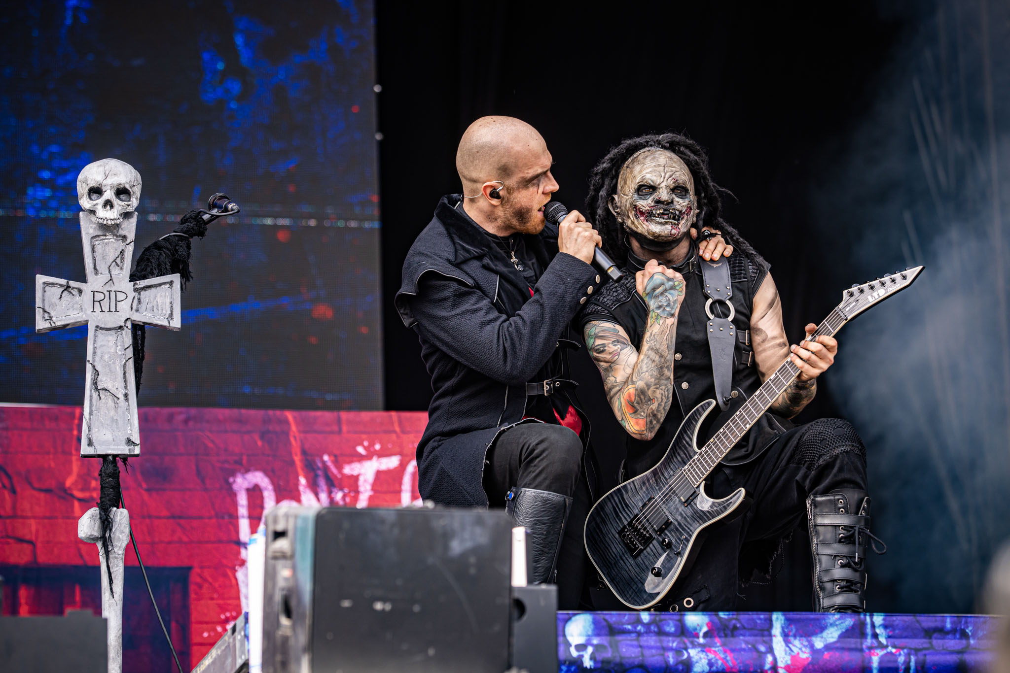 Bild vom Liveauftritt der Band Dominum beim Summer Breeze 2025