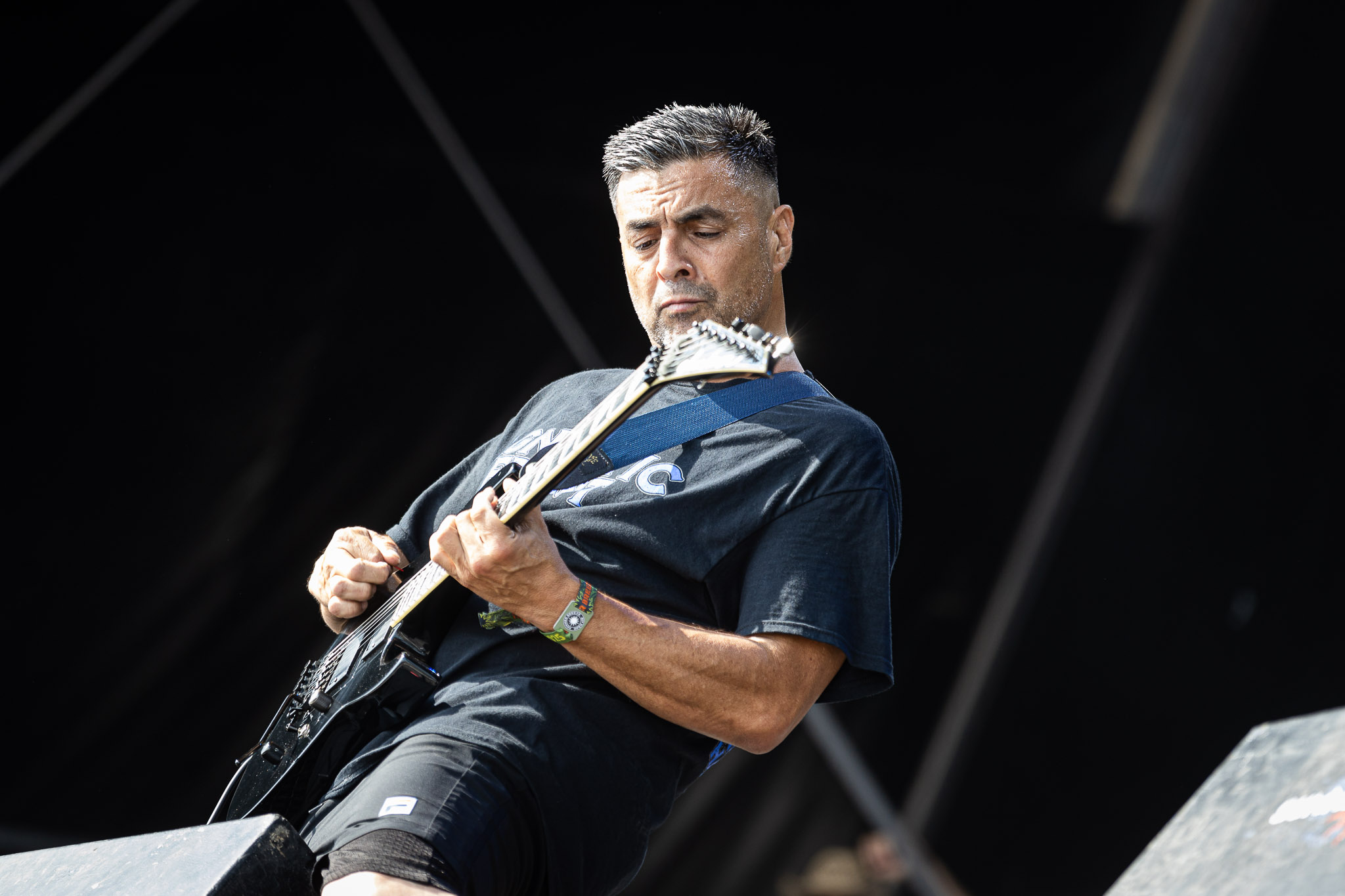 Bild vom Liveauftritt der Band Downset beim Summer Breeze 2025