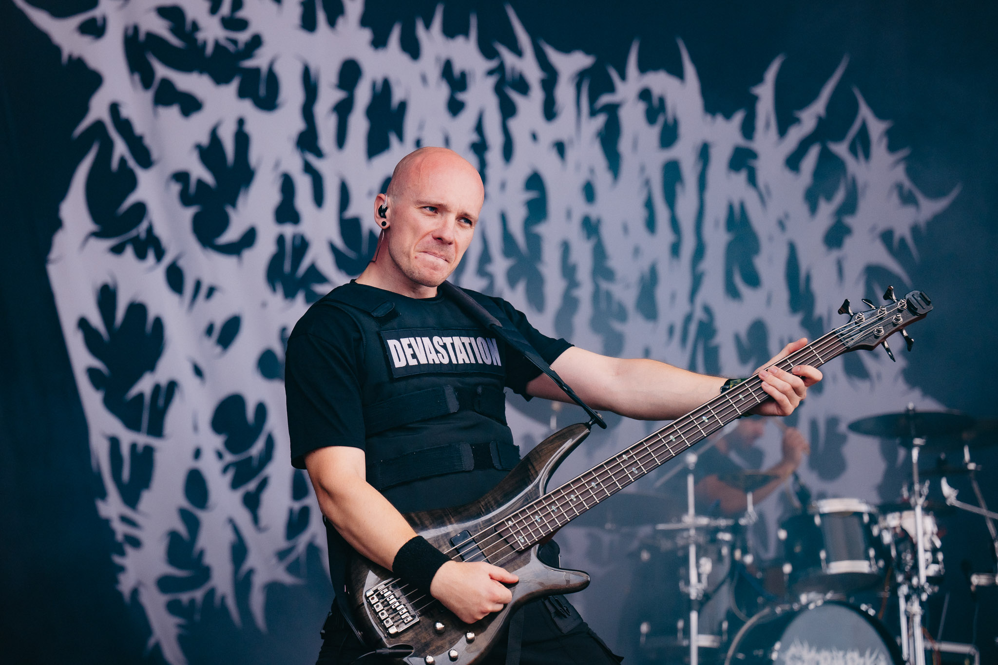 Bild vom Liveauftritt der Band Extermination Dismemberment beim Summer Breeze 2025