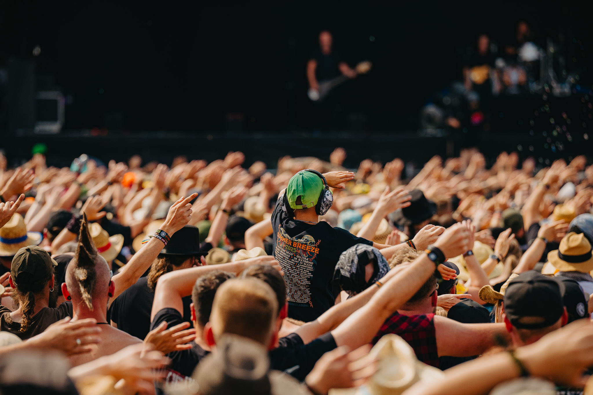 Bild vom Liveauftritt der Band Fiddler´s Green beim Summer Breeze 2025