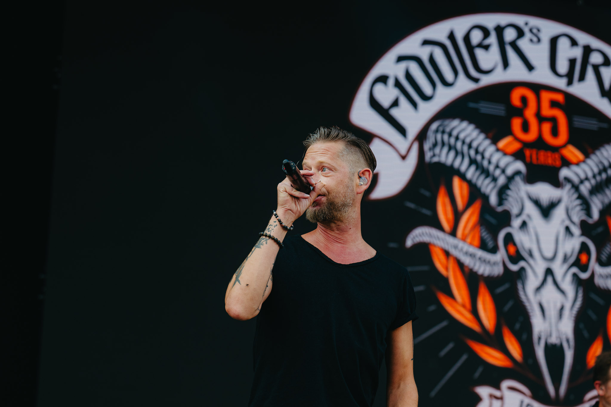 Bild vom Liveauftritt der Band Fiddler´s Green beim Summer Breeze 2025