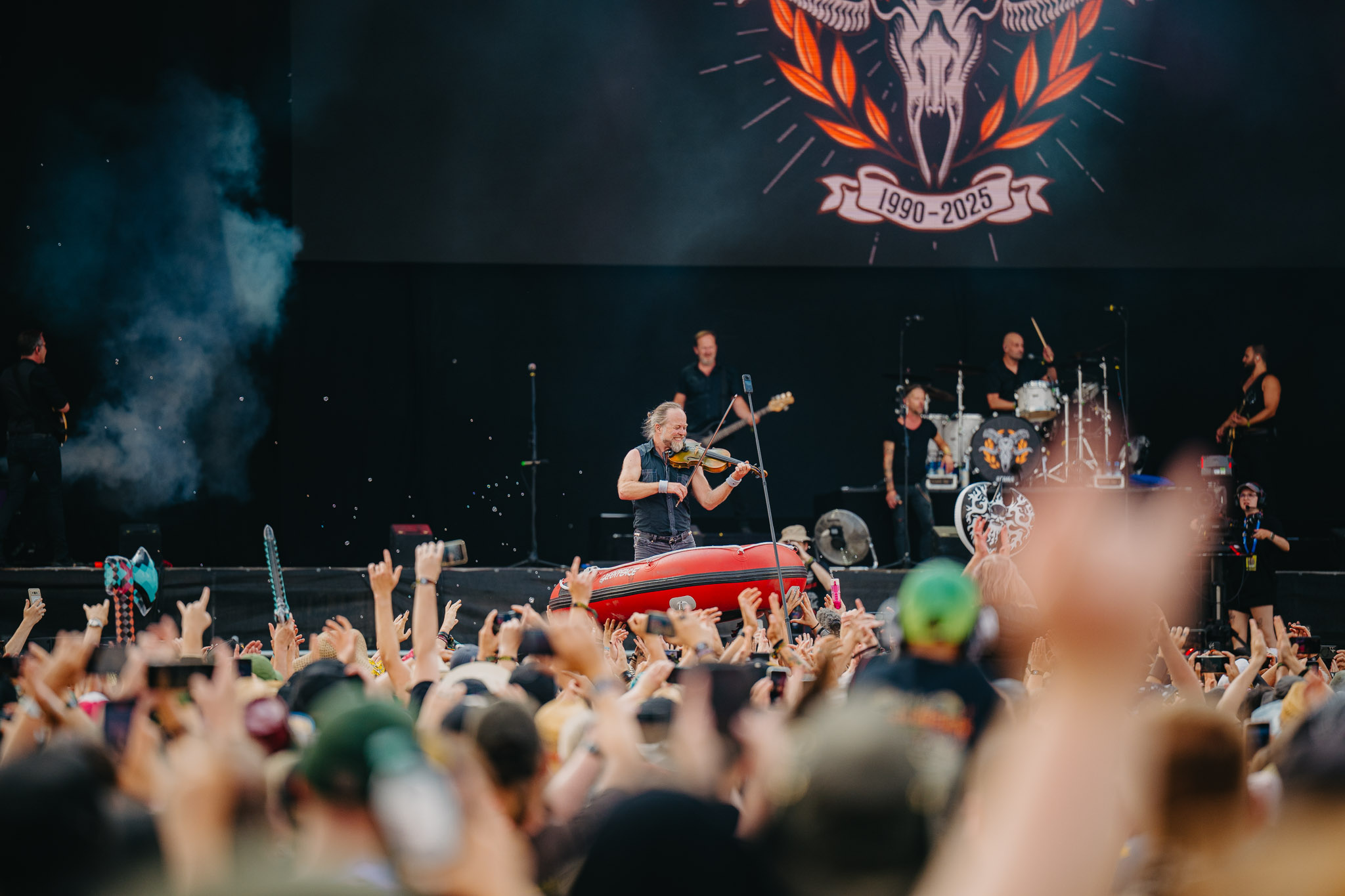 Bild vom Liveauftritt der Band Fiddler´s Green beim Summer Breeze 2025