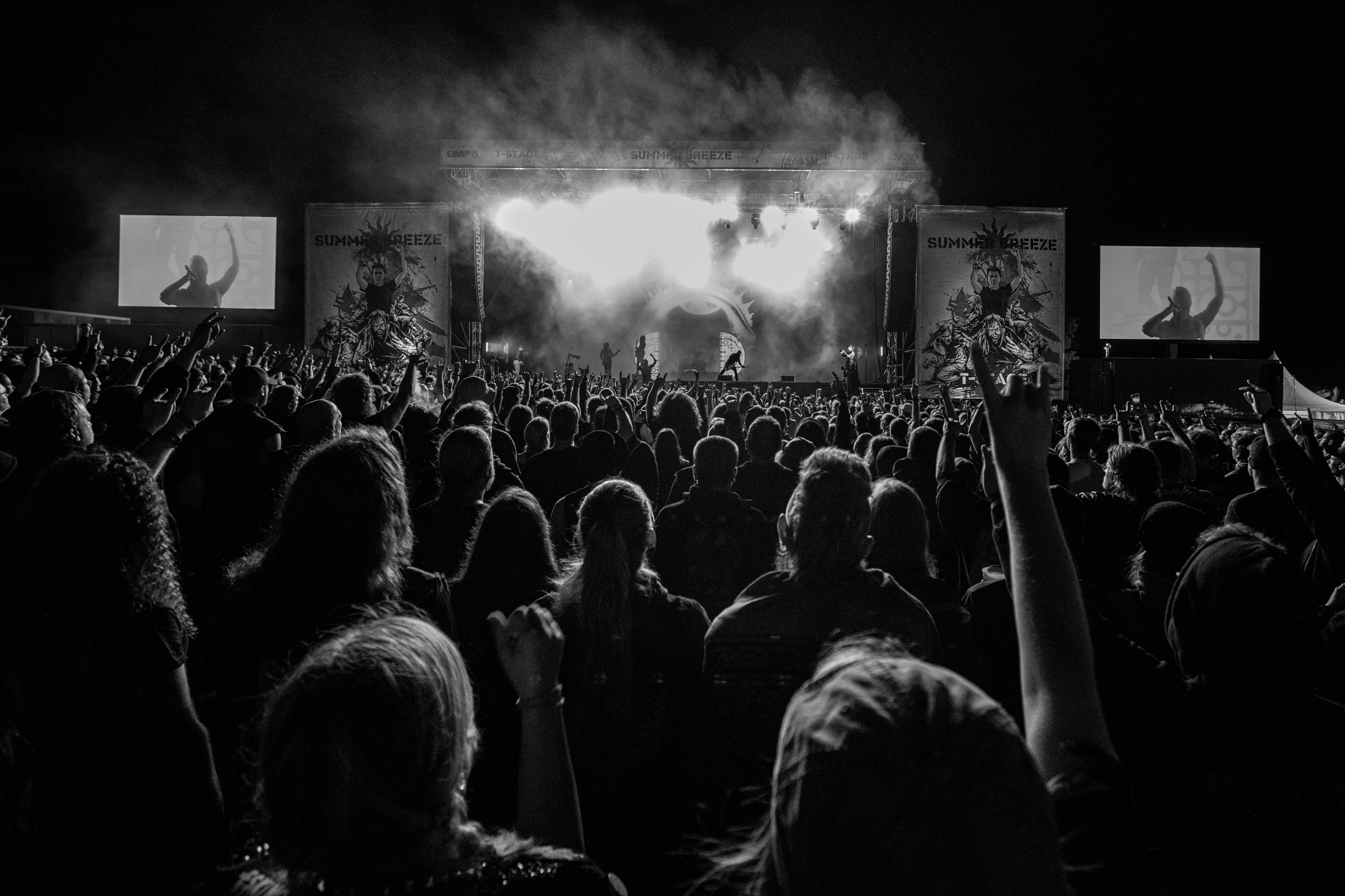 Bild vom Liveauftritt der Band Gaerea beim Summer Breeze 2025