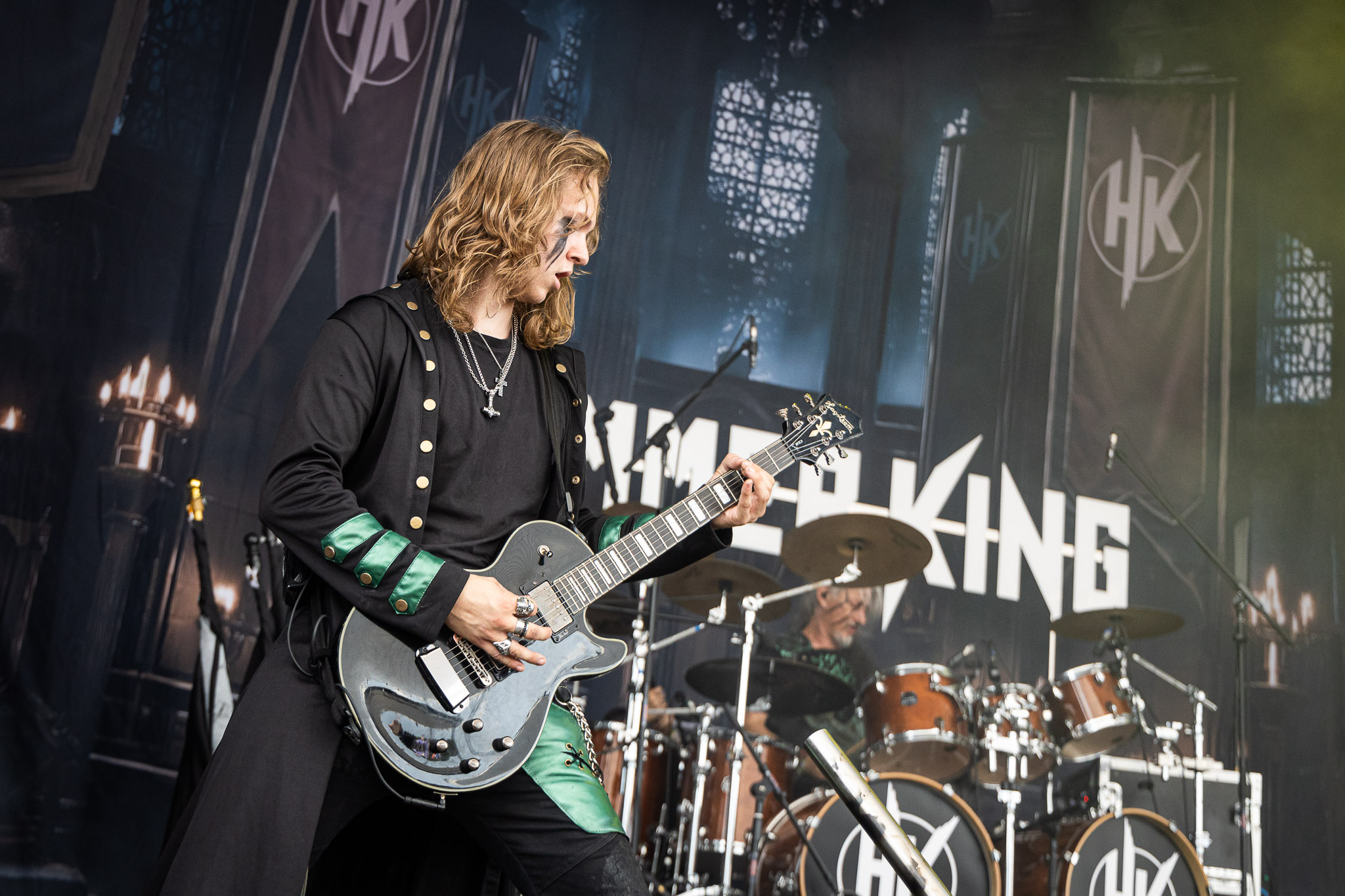 Bild vom Liveauftritt der Band Hammerking beim Summer Breeze 2025