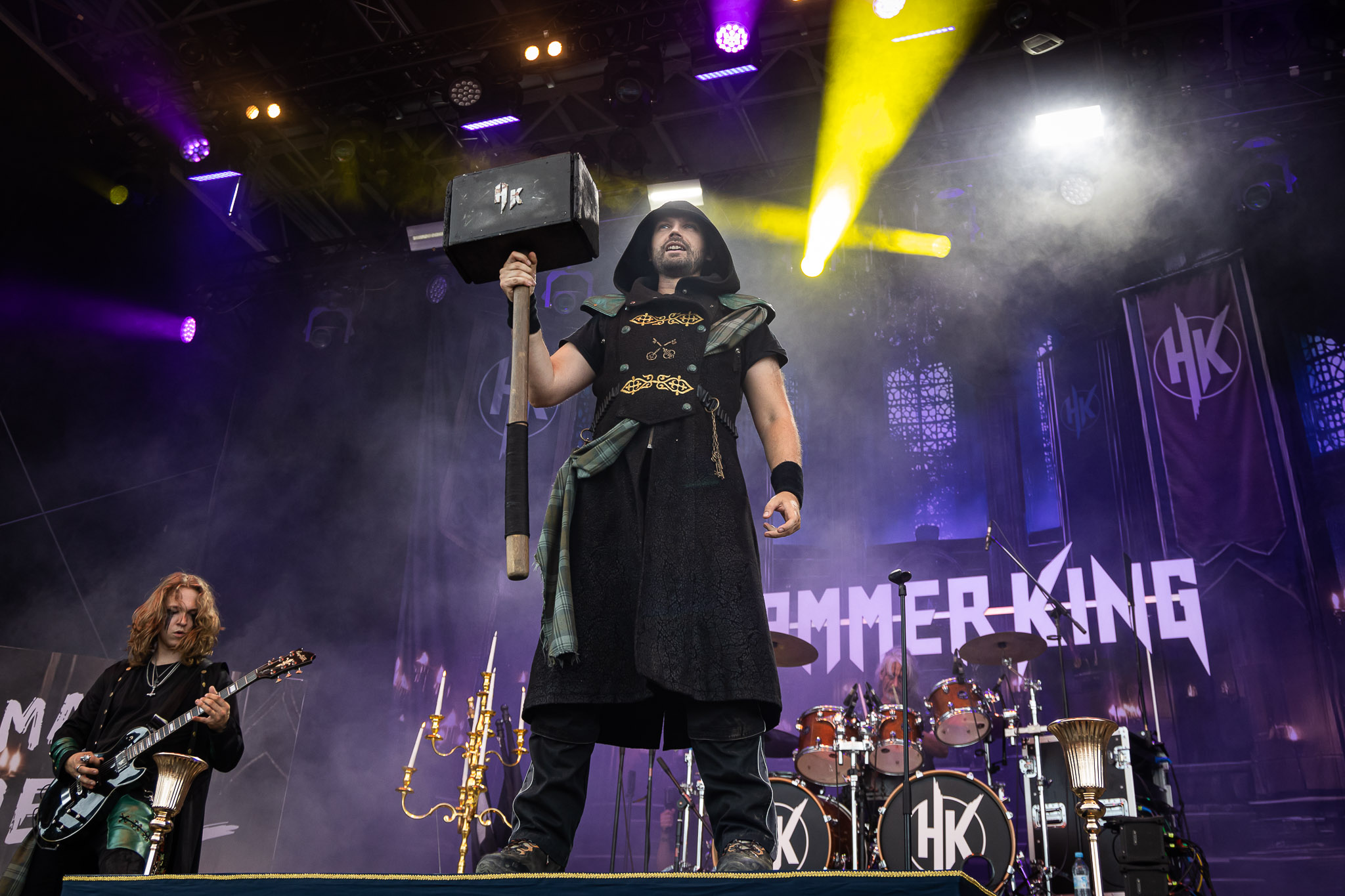 Bild vom Liveauftritt der Band Hammerking beim Summer Breeze 2025