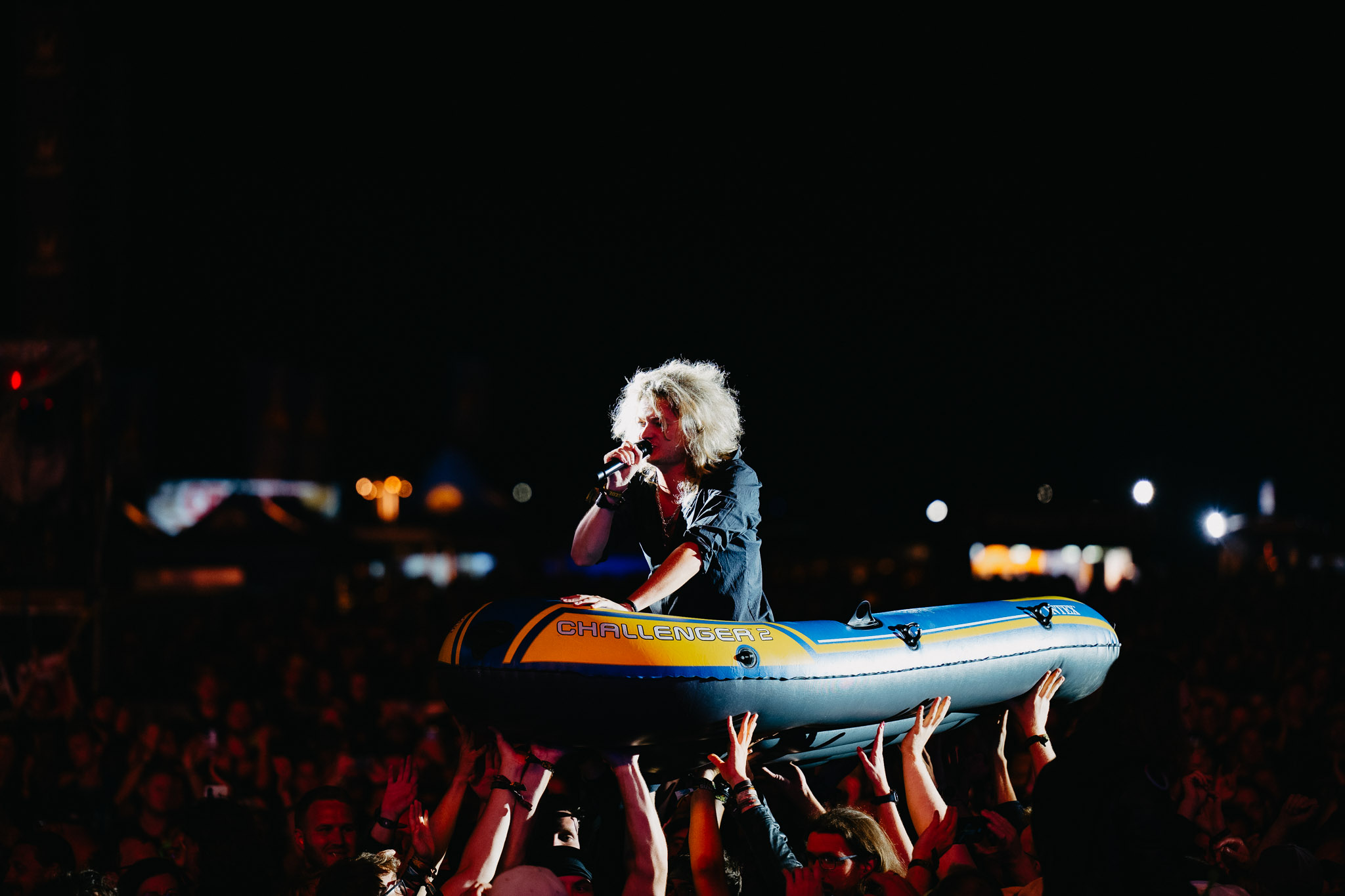 Bild vom Liveauftritt der Band Kissin´ Dynamite beim Summer Breeze 2025