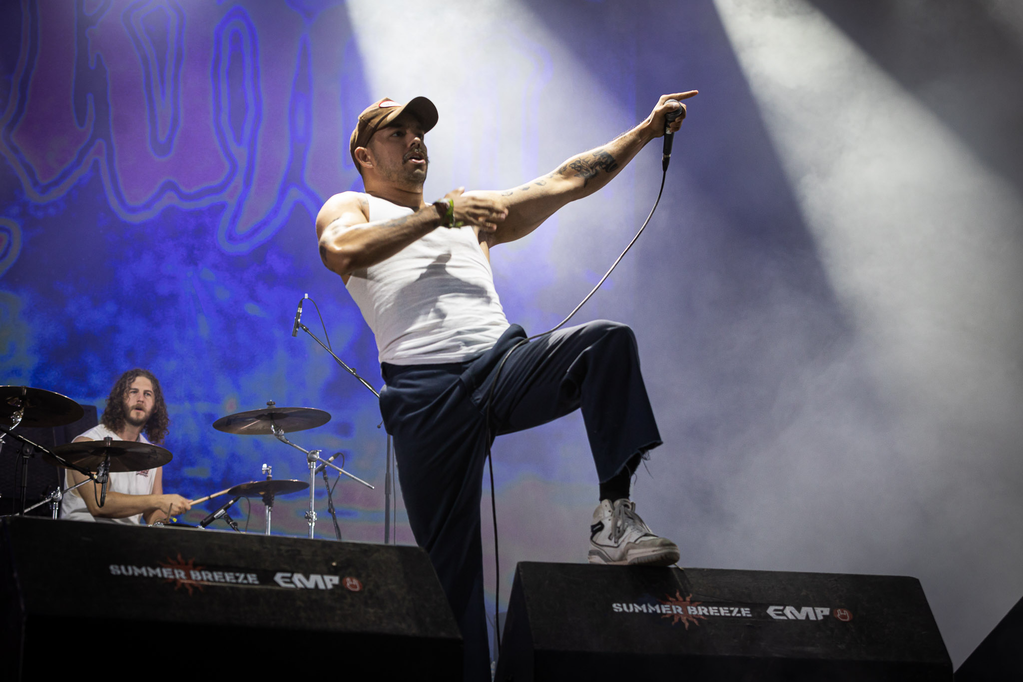 Bild vom Liveauftritt der Band Kublai Khan TX beim Summer Breeze 2025