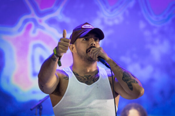 Bild vom Liveauftritt der Band Kublai Khan TX beim Summer Breeze 2025