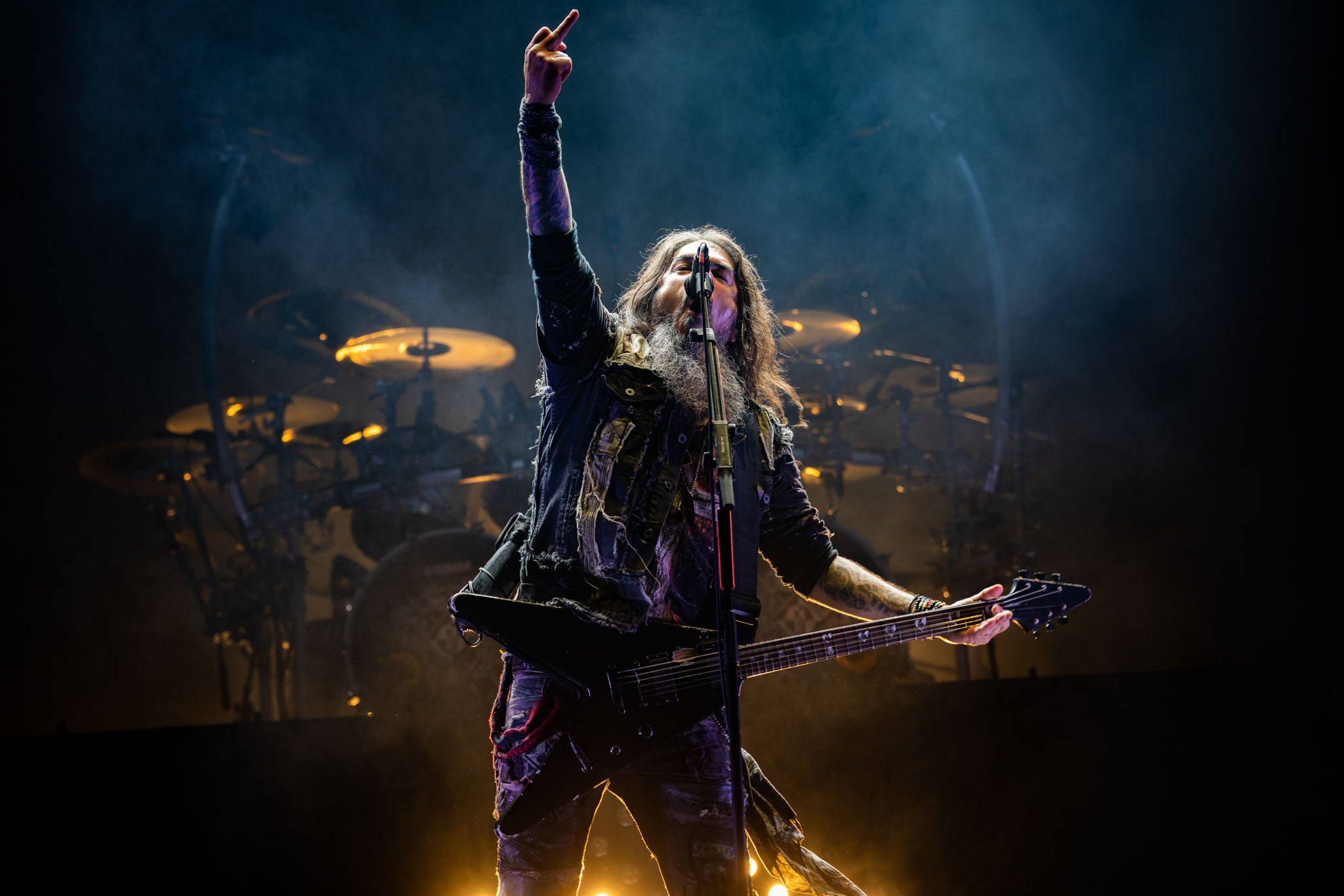 Bild vom Liveauftritt der Band Machine Head beim Summer Breeze 2025