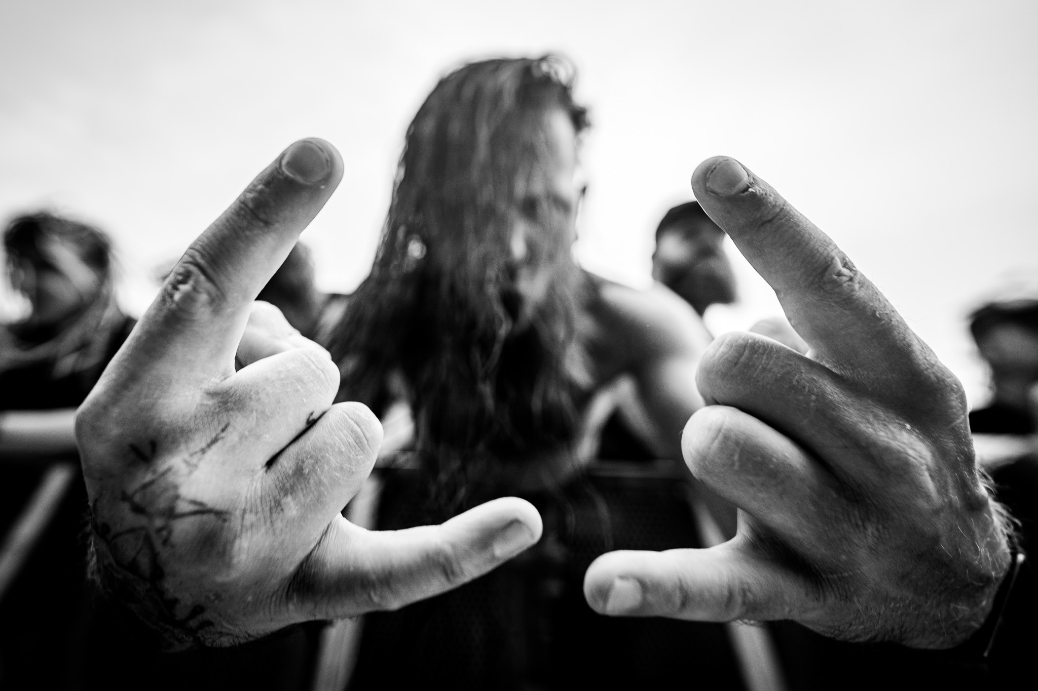 Bild vom Liveauftritt der Band Fit for a King beim Summer Breeze 2025