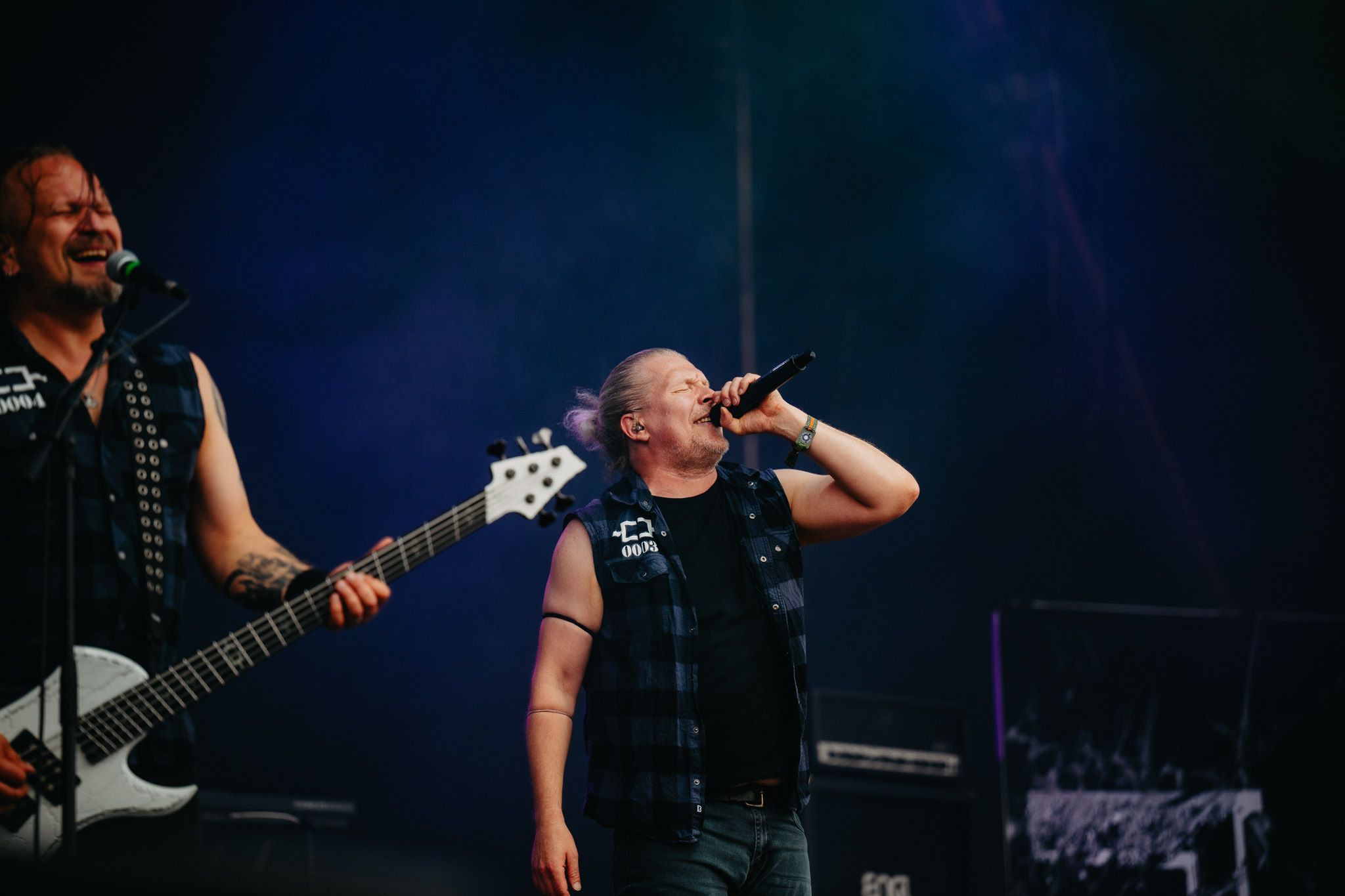 Bild vom Liveauftritt der Band Omnium Gatherum beim Summer Breeze 2025