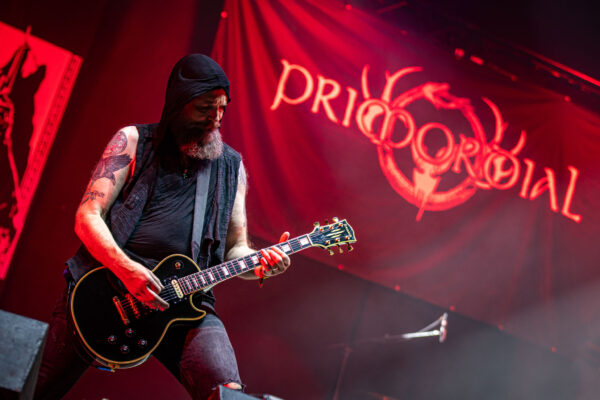 Bild vom Liveauftritt der Band Primordial beim Summer Breeze 2025