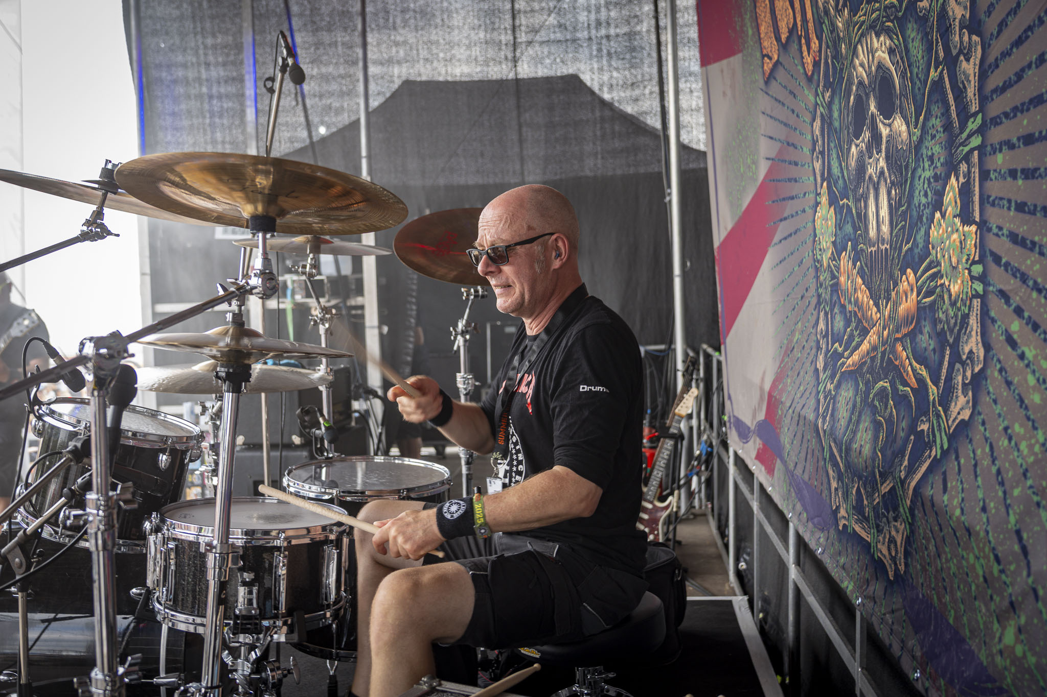 Bild vom Liveauftritt der Band Randale beim Summer Breeze 2025